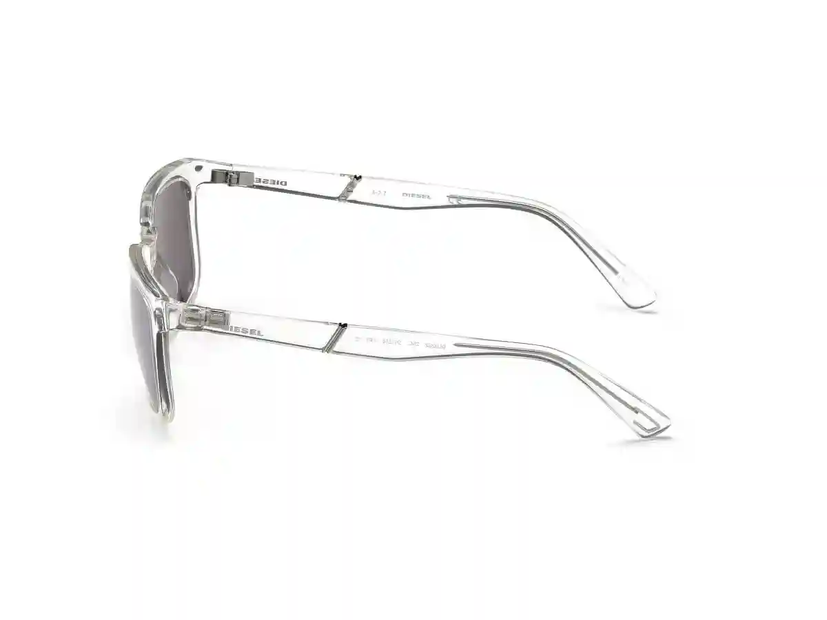 Transparent Acetate Rectangular Men Transparent Sunglasses