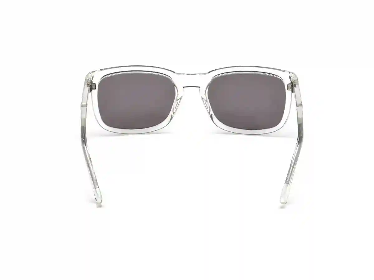 Transparent Acetate Rectangular Men Transparent Sunglasses