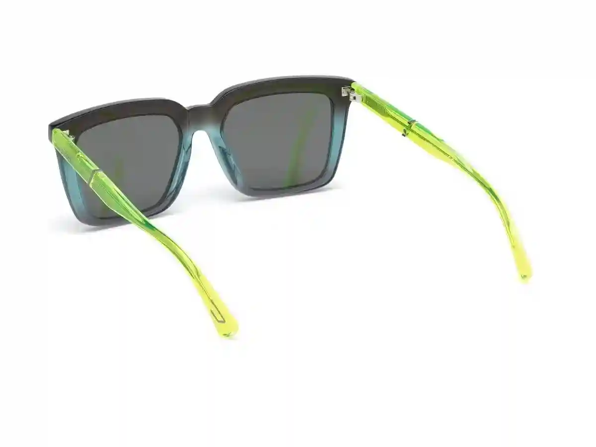 Grey Acetate Square Men Grey Sunglasses