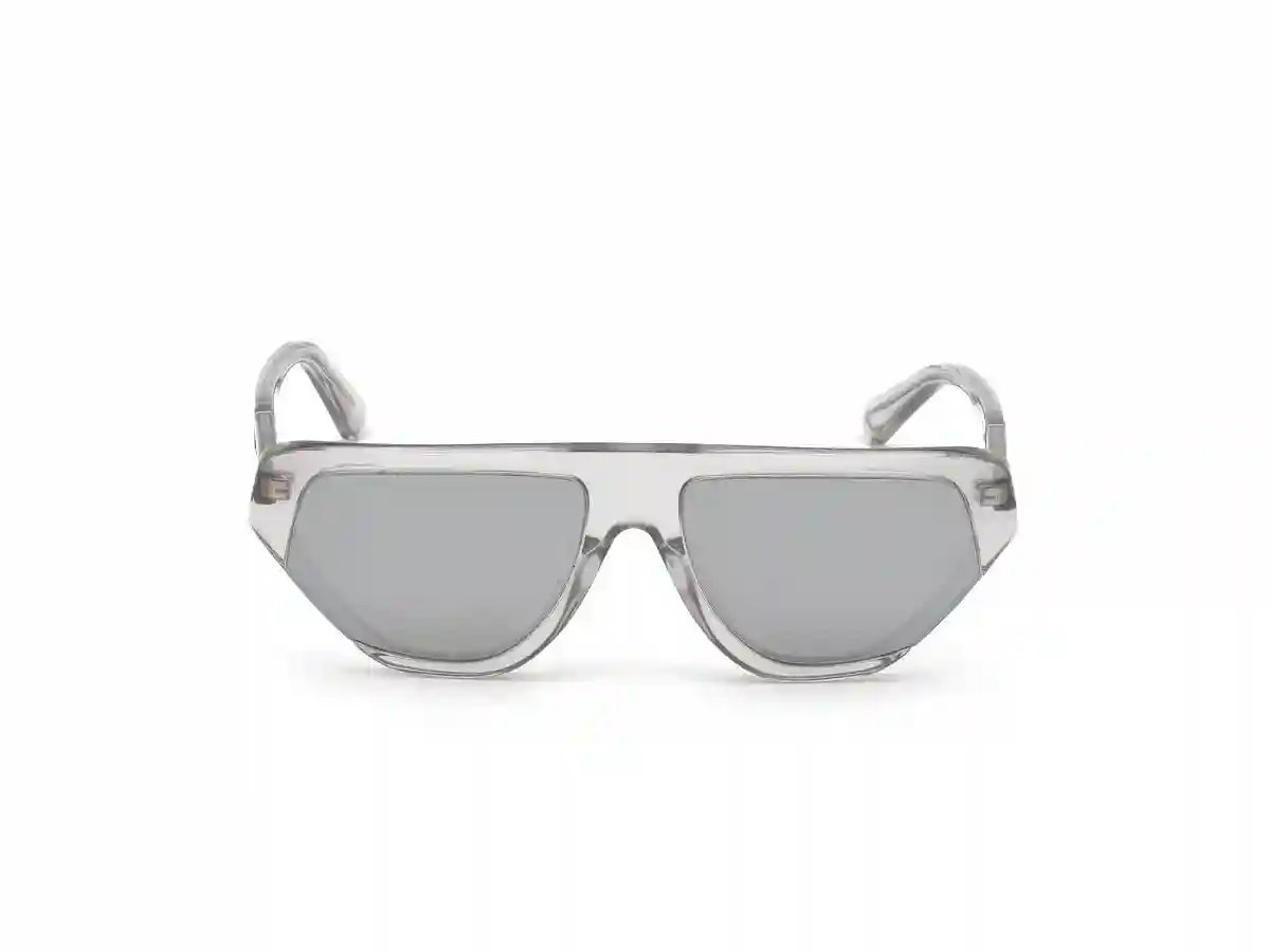 Grey Metal Cat Men Grey Sunglasses