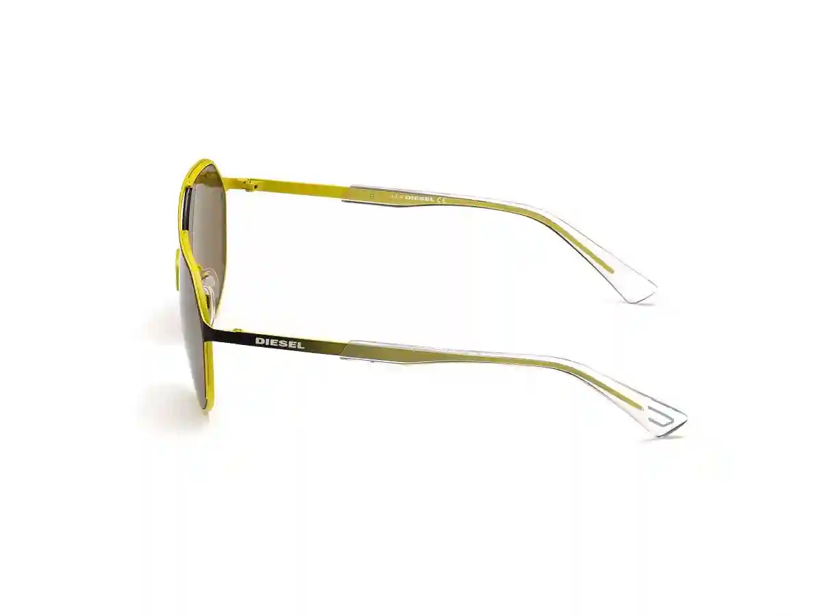 Black Acetate Aviator Men Black Sunglasses