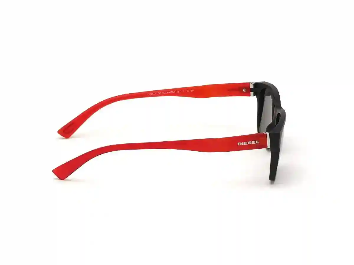 Black Acetate Rectangular Men Black Sunglasses