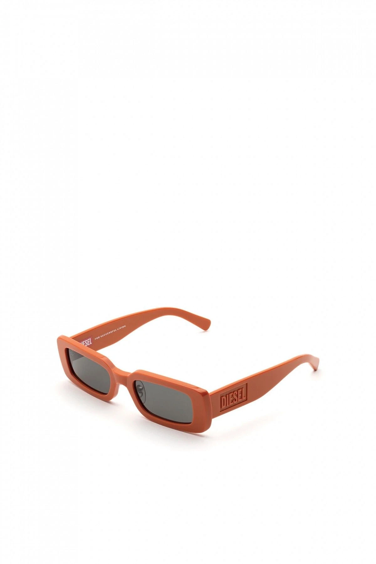 Orange Rectangular modern design sunglasses