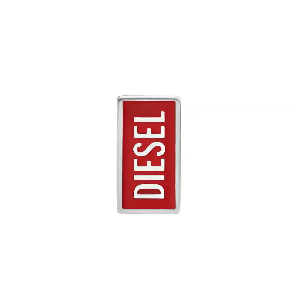 Silver Diesel Steel Silver Earring Dx1367040