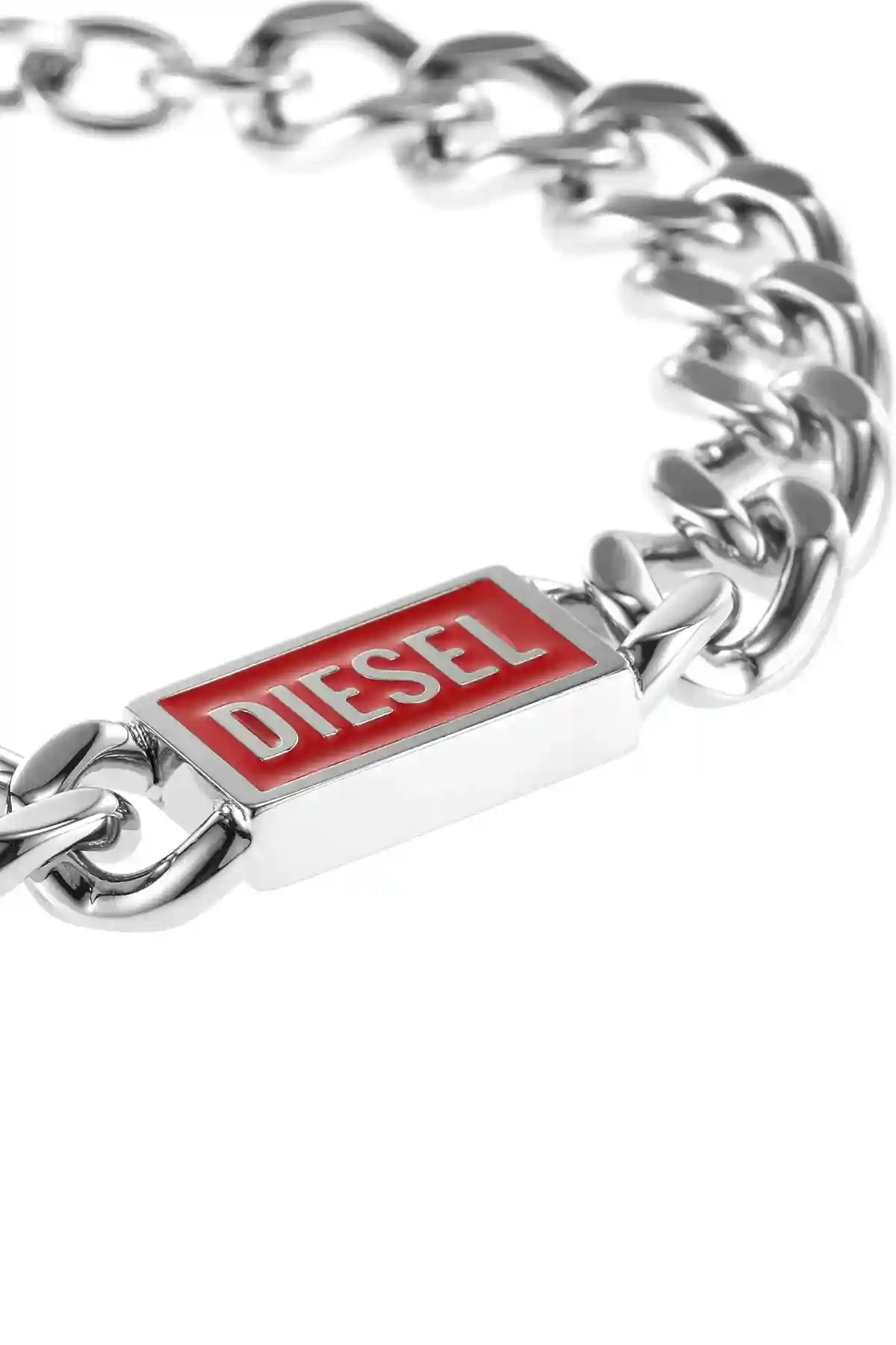 Silver Diesel Steel Silver Bracelet Dx1371040