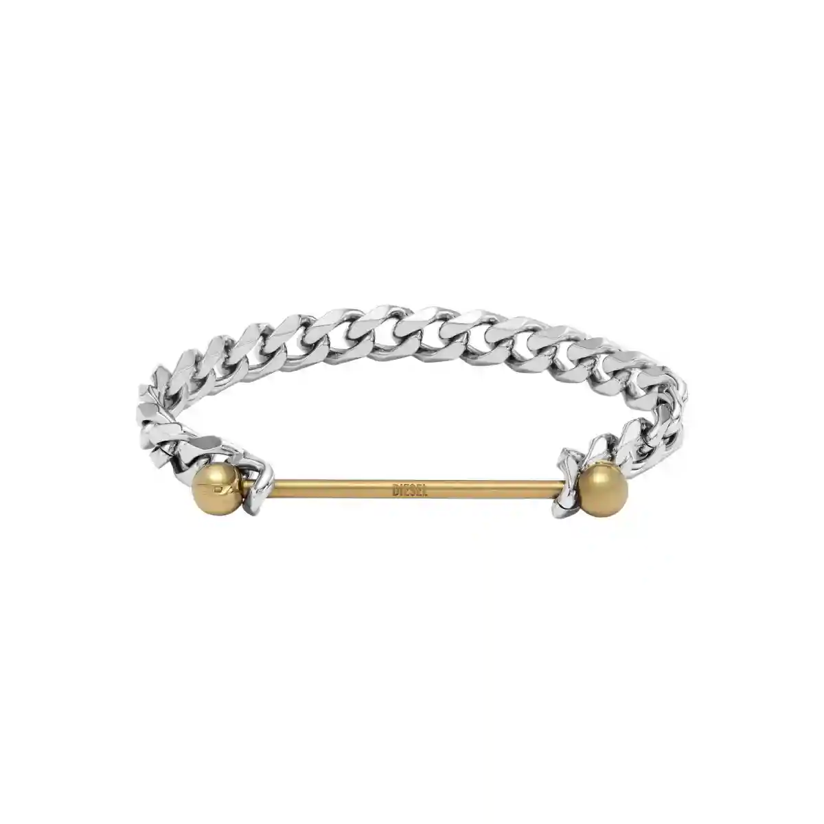 Silver Diesel Steel Silver Bracelet Dx1410931