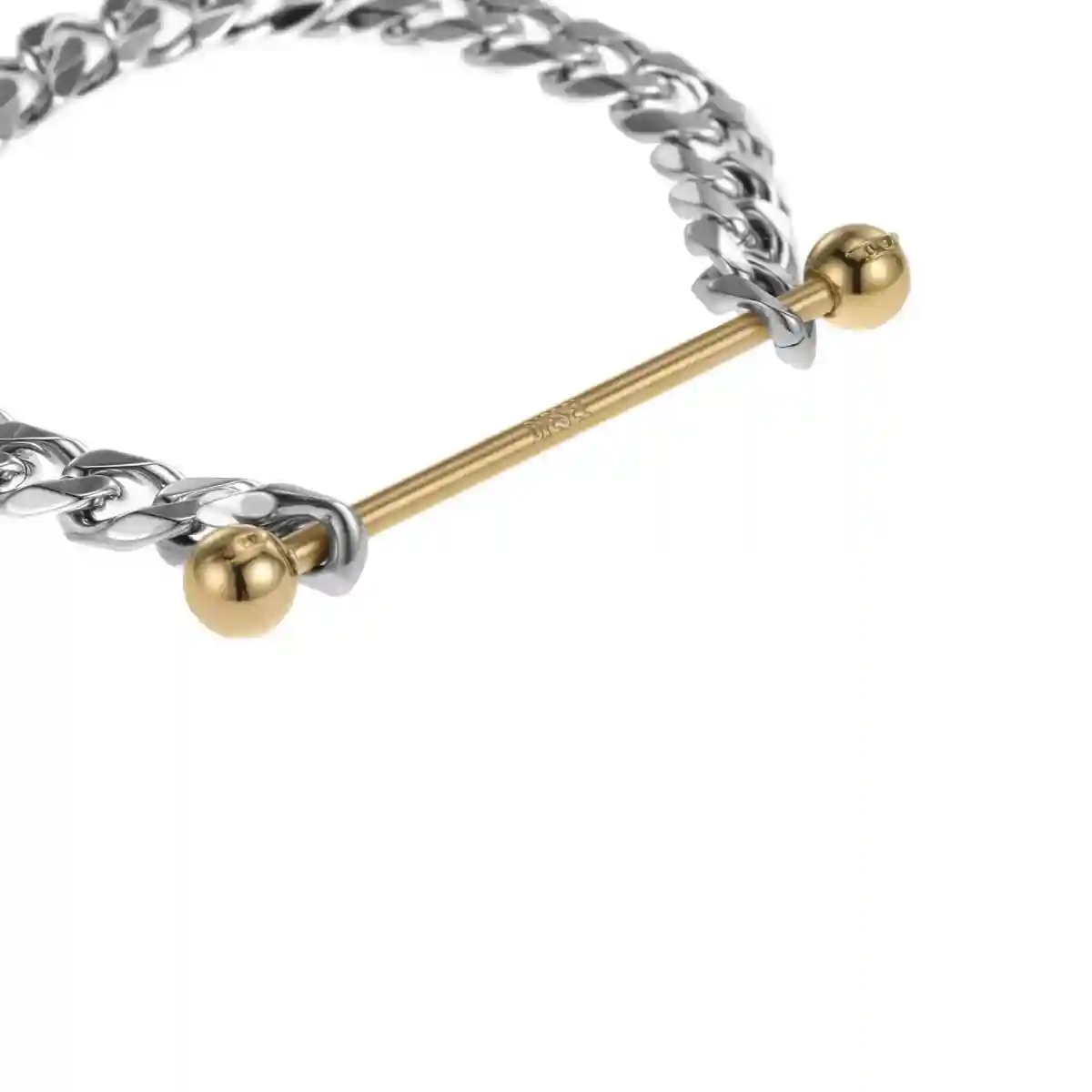 Silver Diesel Steel Silver Bracelet Dx1410931