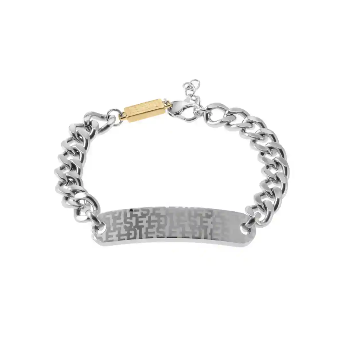 Silver Diesel Stackables Silver Bracelet Dx1429931