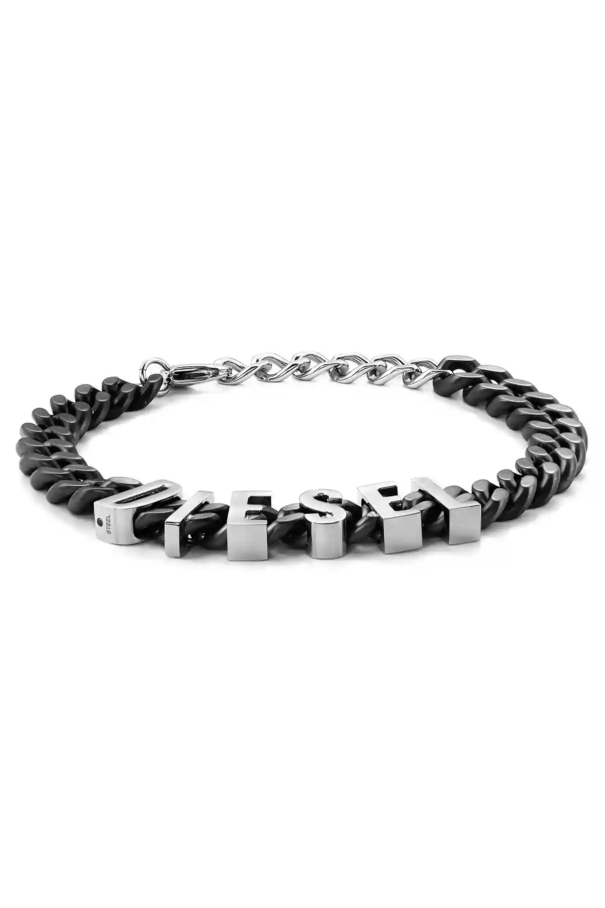 Grey Diesel Steel Gunmetal Bracelet Dx1486060