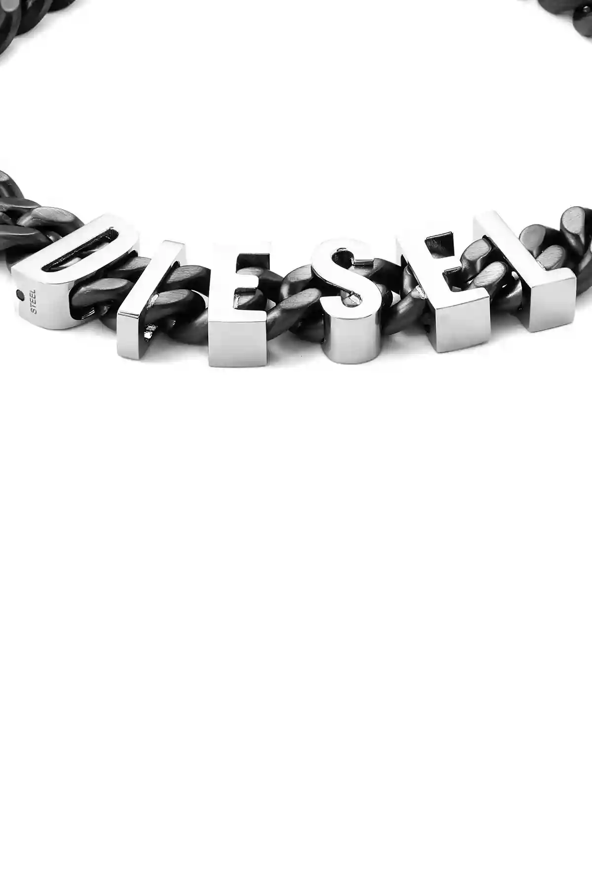Grey Diesel Steel Gunmetal Bracelet Dx1486060