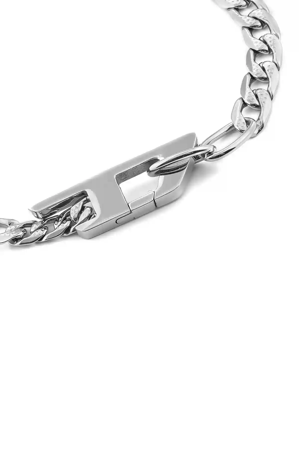 Silver Diesel Steel Silver Bracelet Dx1496040