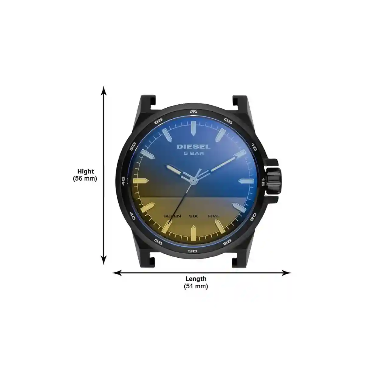 Black D-48 Men Black Analog Watch