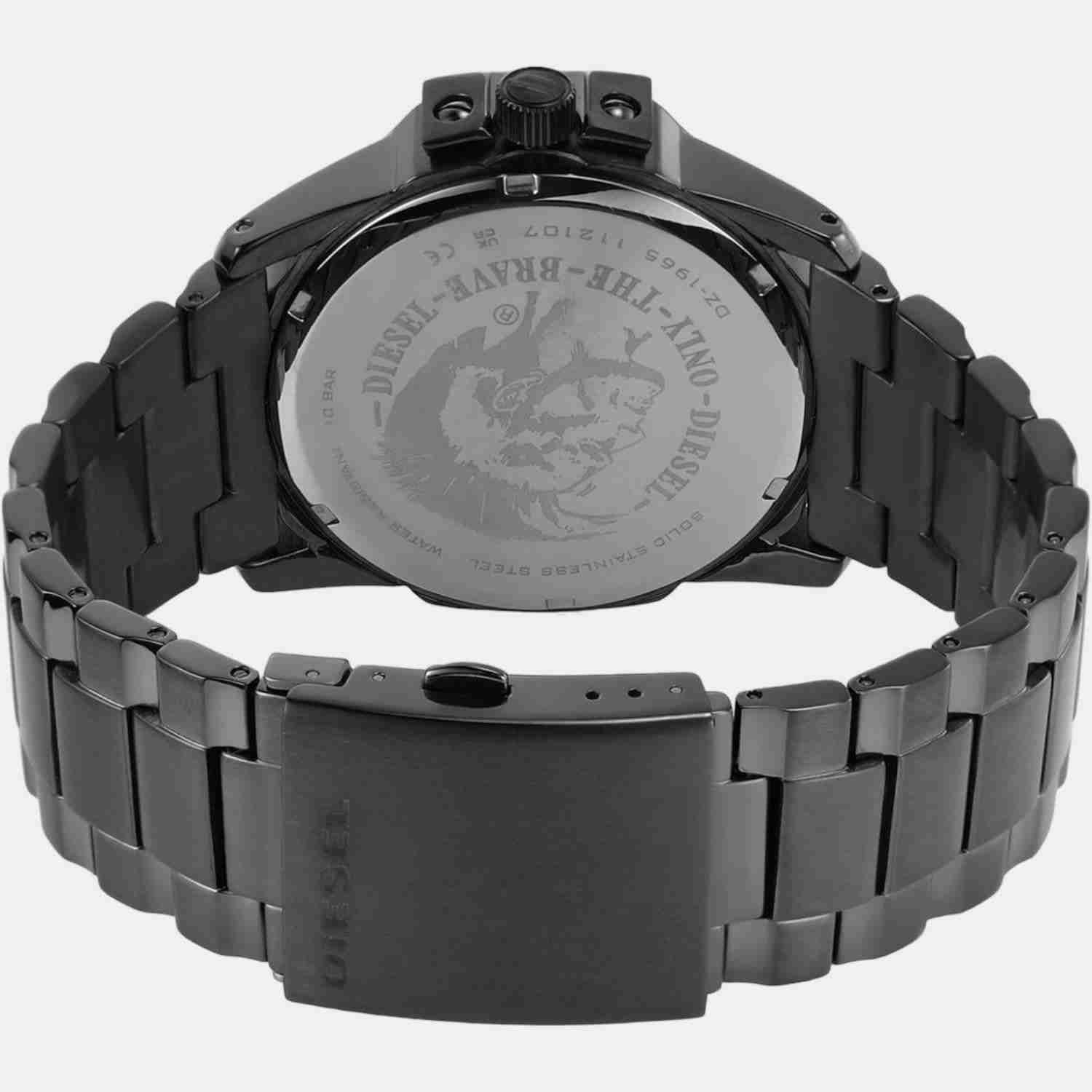 Master Chief Men Quartz Brown Dial Analog Stainless Steel Watch DZ1965