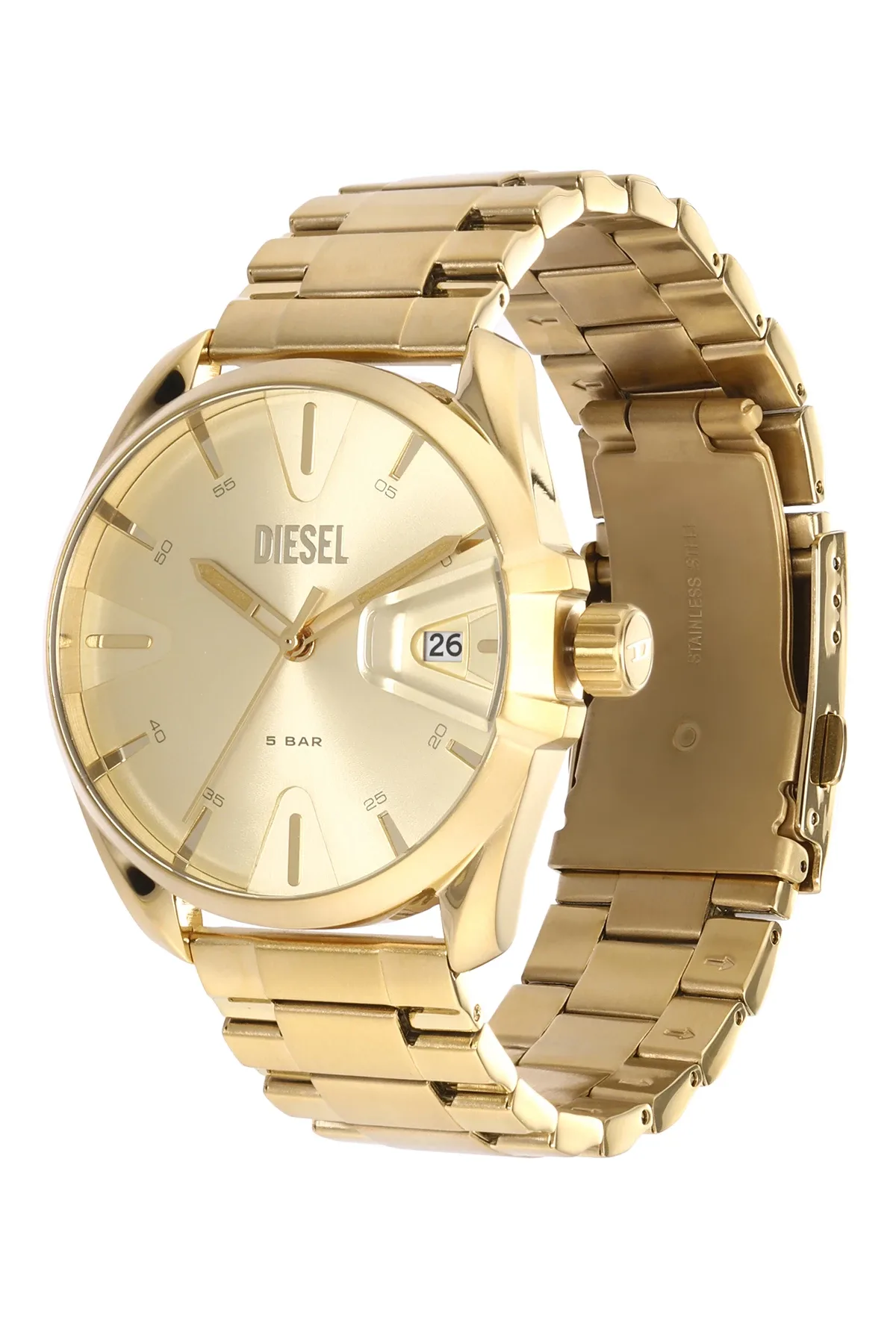Gold Diesel Ms9 Gold Watch Set Dz2163Set