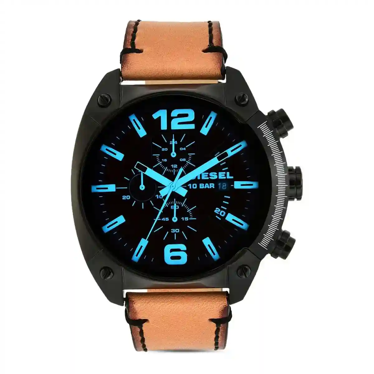 Brown Overflow Men Brown Analog Watch