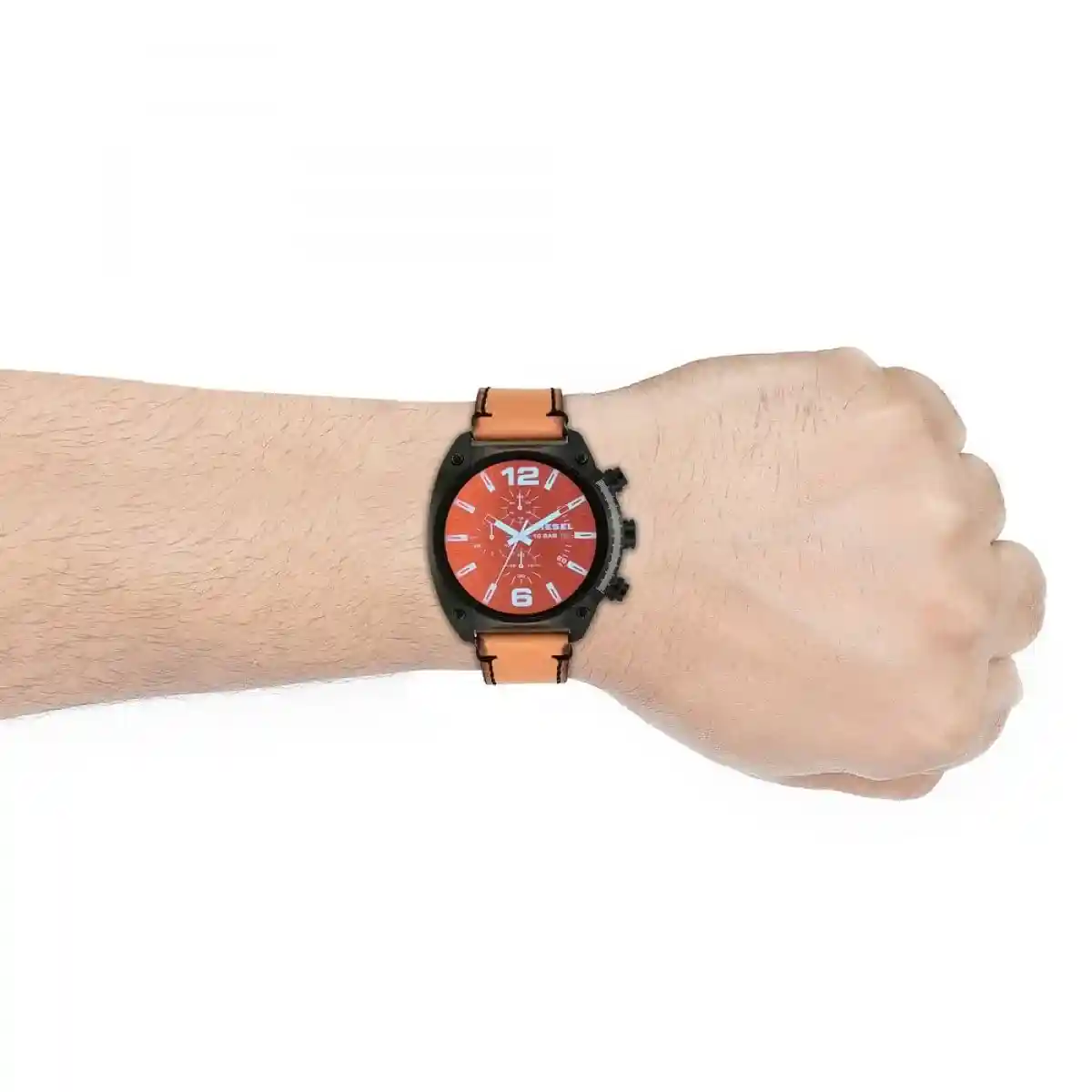 Brown Overflow Men Brown Analog Watch