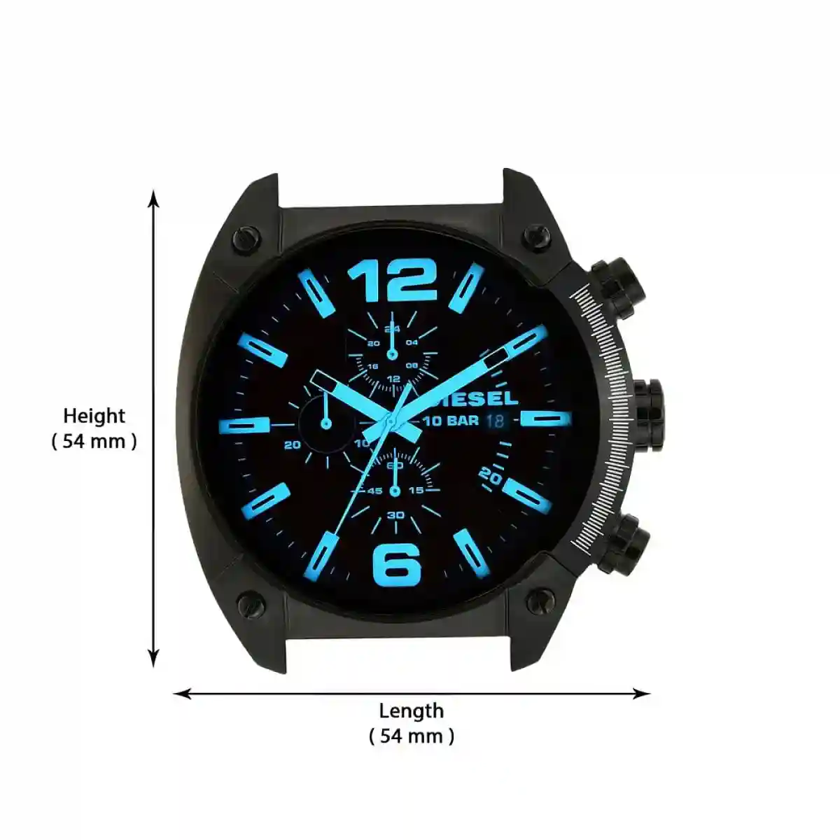 Brown Overflow Men Brown Analog Watch