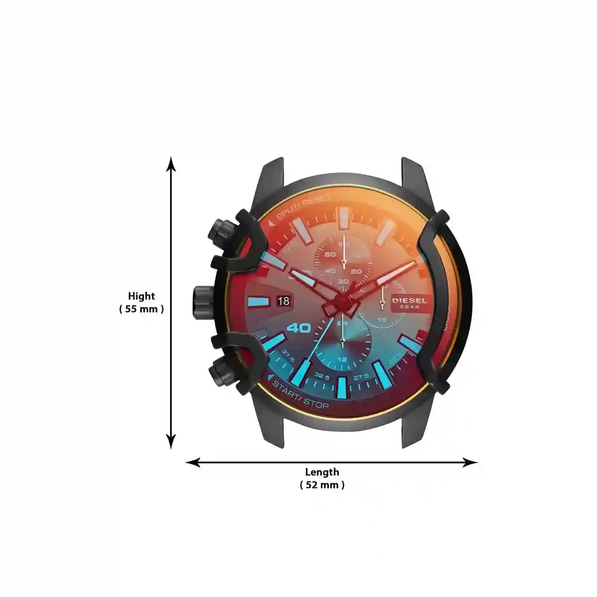 Black Mega Chief Men Black Analog Watch