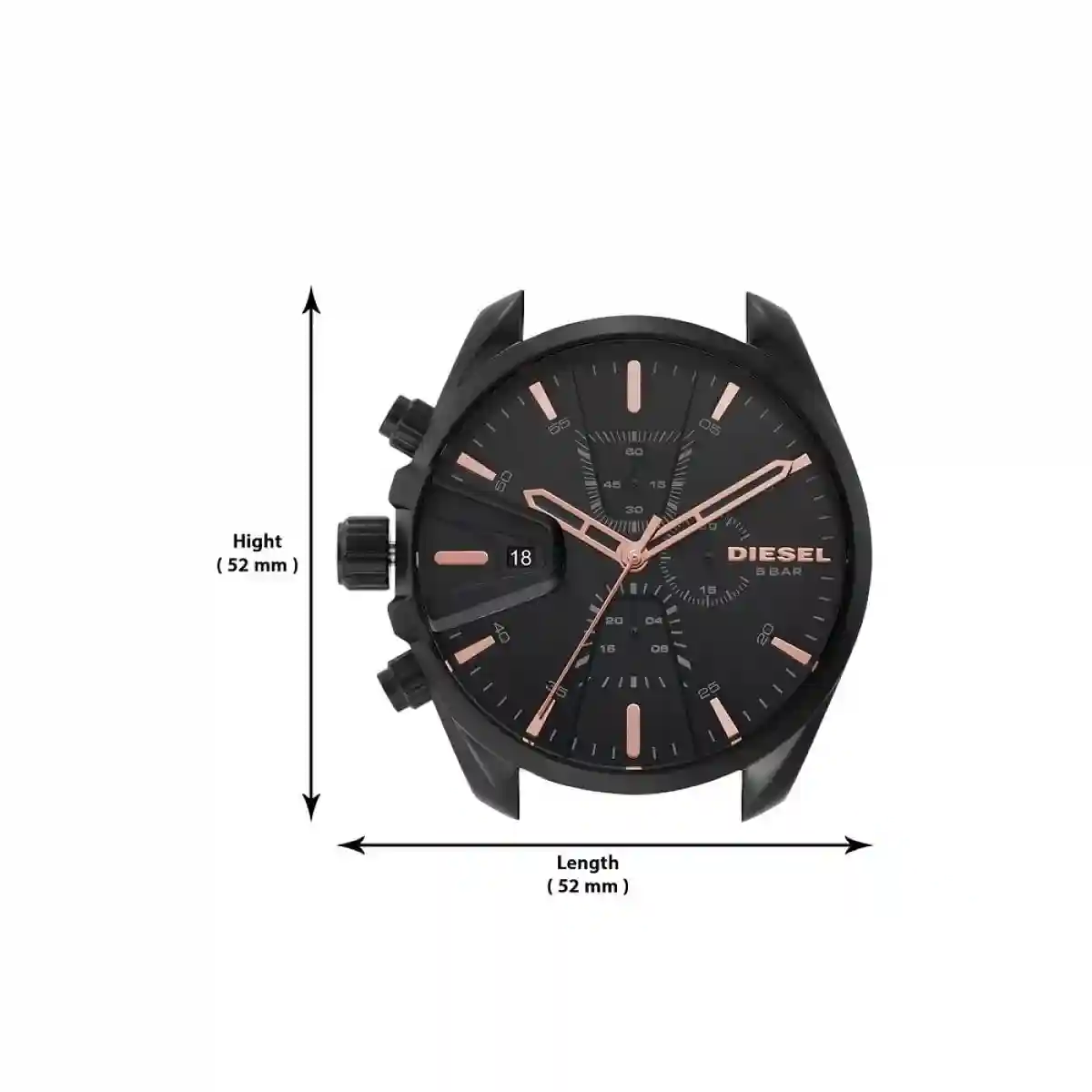 Black Ms9 Men Black Analog Watch