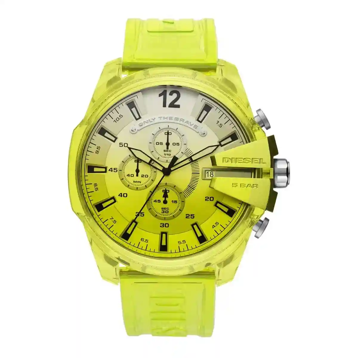 Yellow Mega Chief Men Yellow Analog Watch