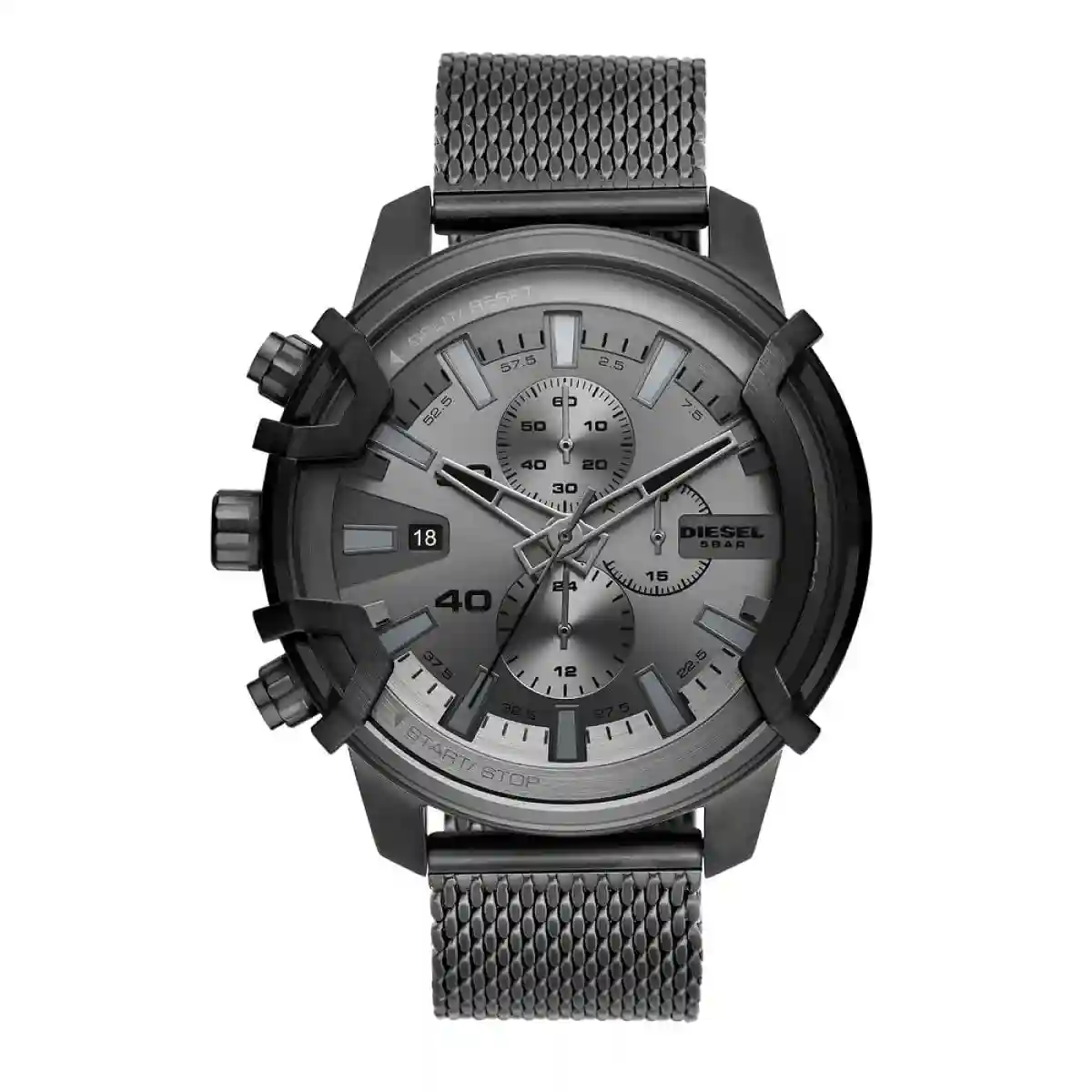 Grey Griffed Men Grey Watch