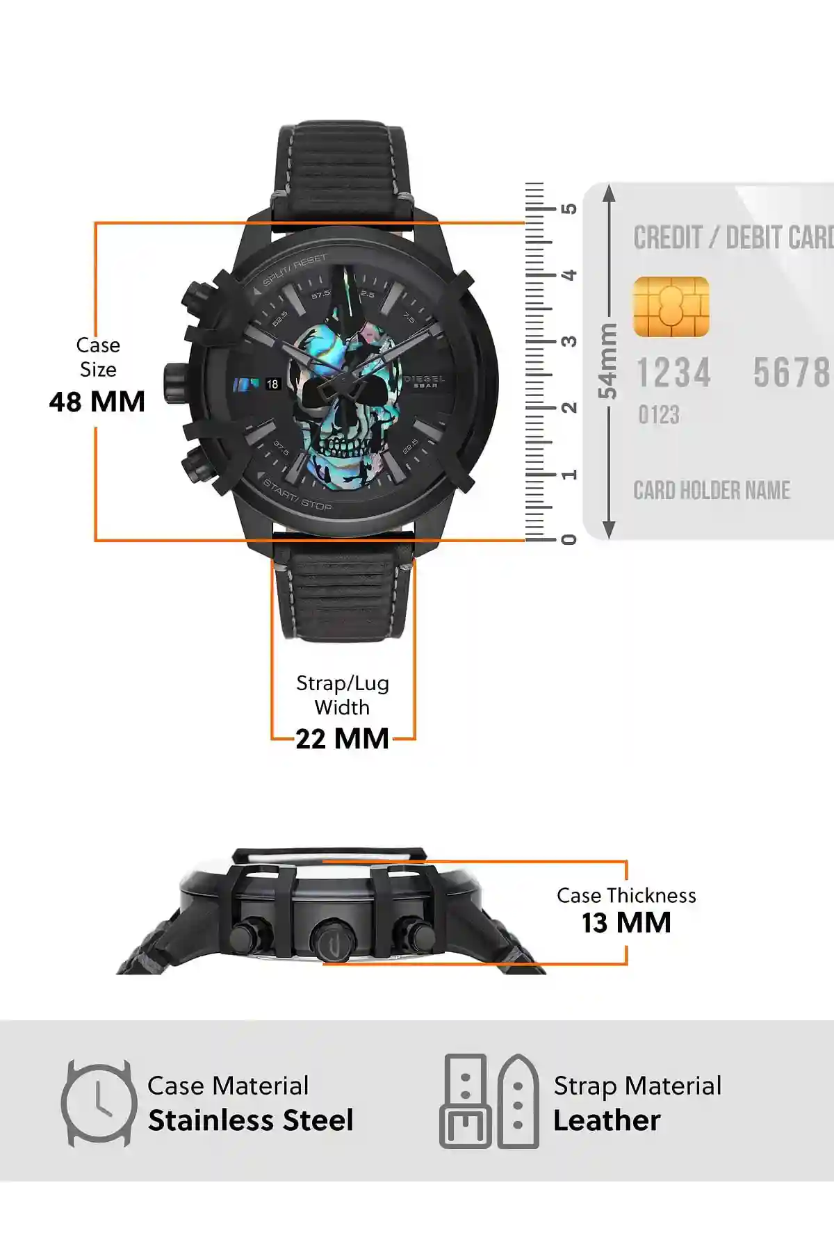 Black Dz4576I Watch