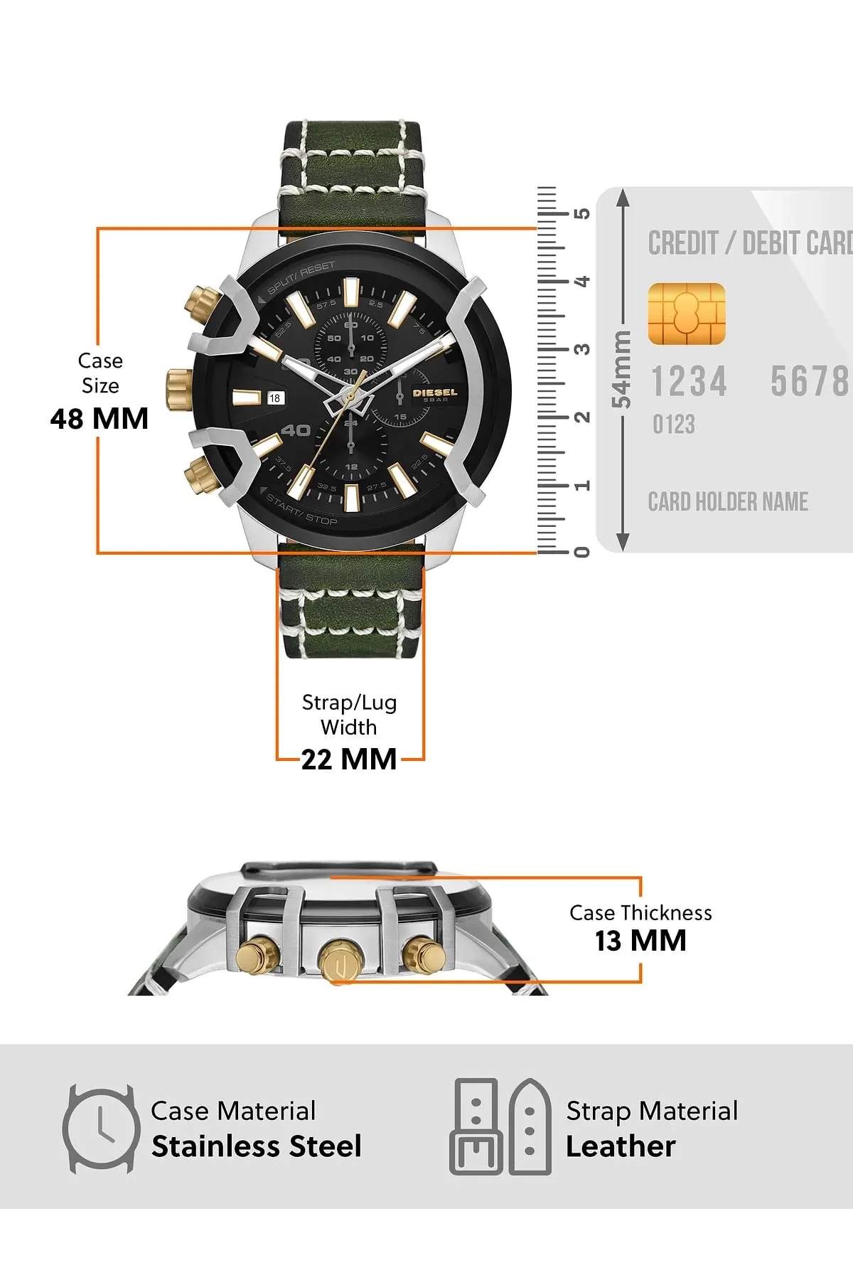 Black Dz4585I Watch