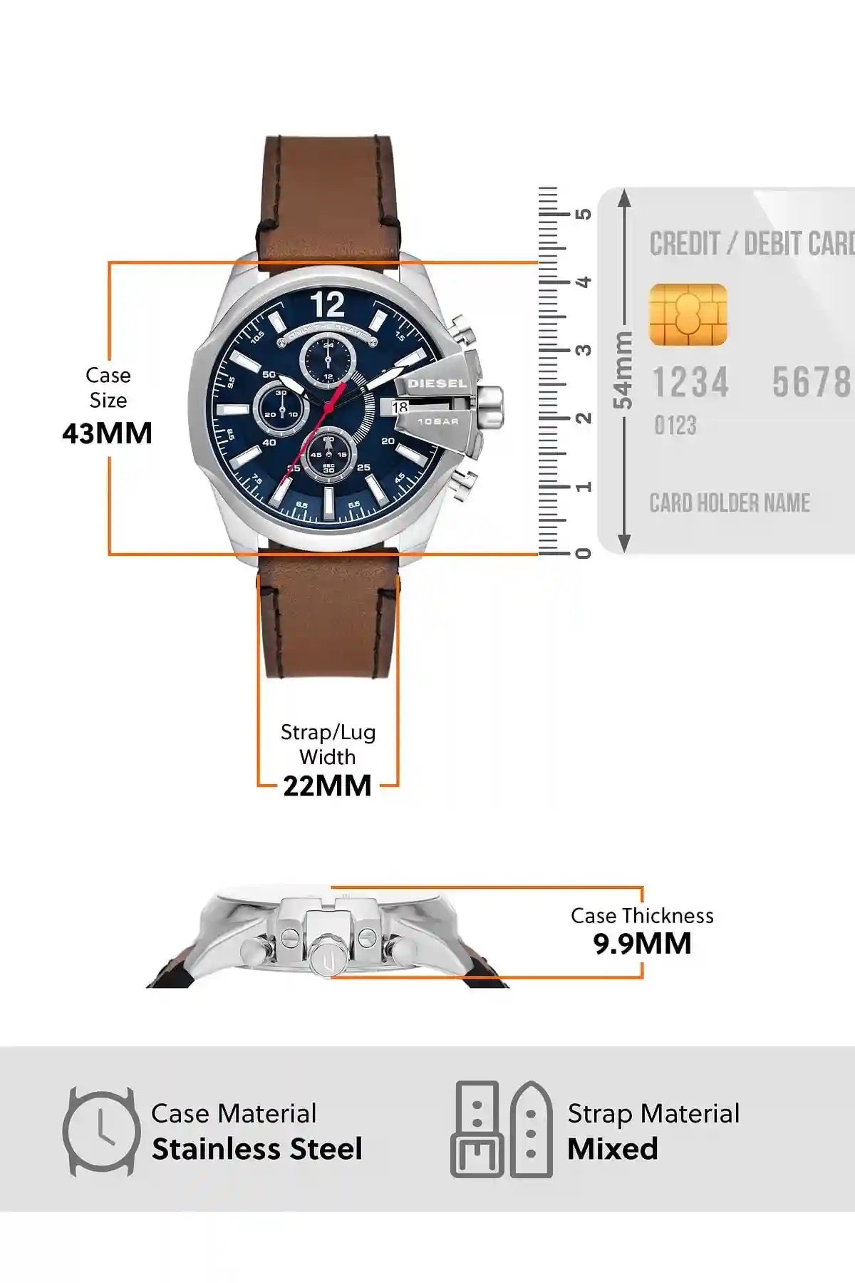 Blue Dz4599 Watch