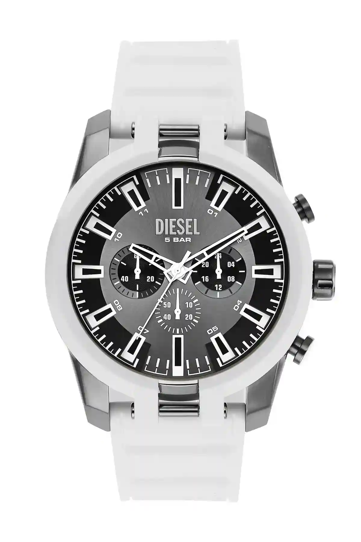 Grey Diesel Split White Watch Dz4631