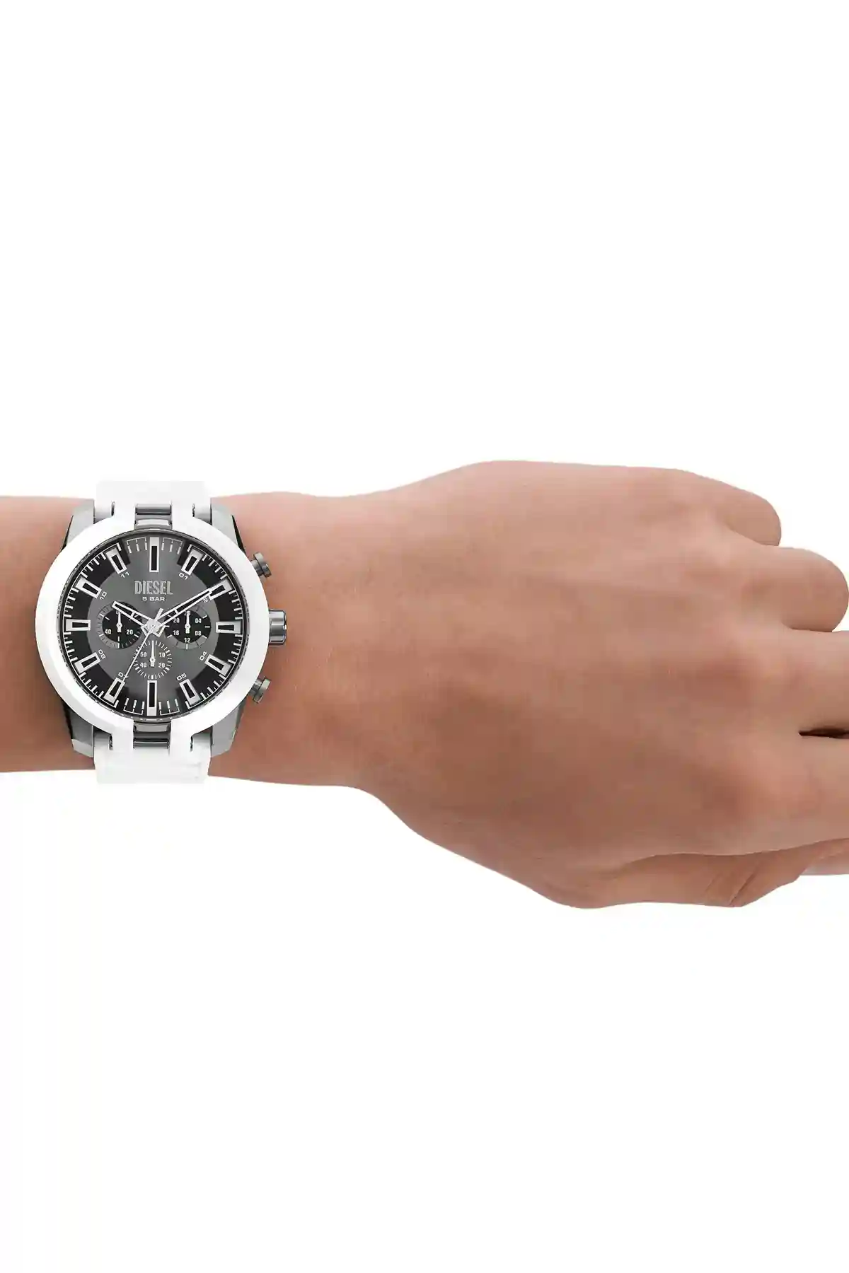 Grey Diesel Split White Watch Dz4631