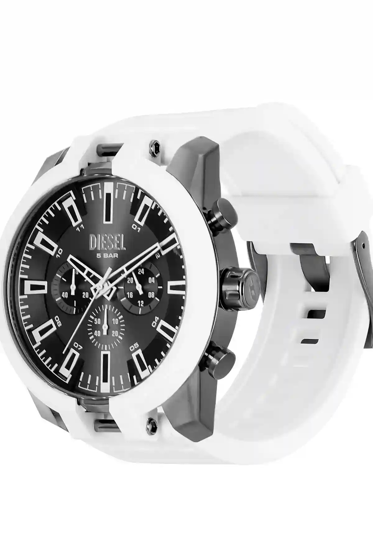Grey Diesel Split White Watch Dz4631