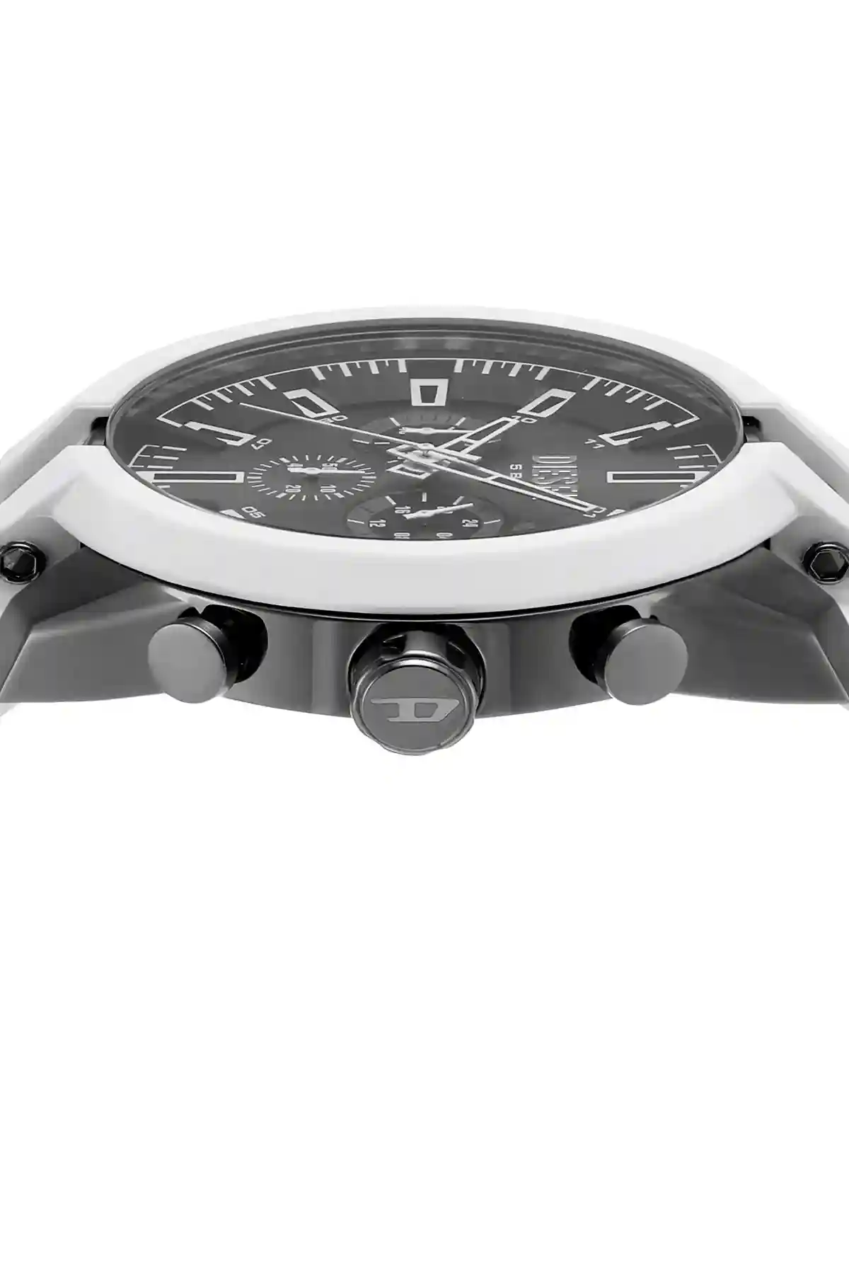 Grey Diesel Split White Watch Dz4631