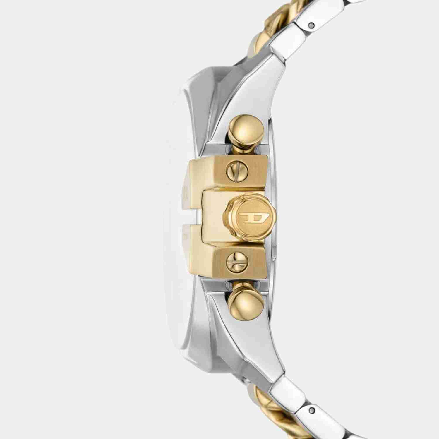 Mega Chief Men Quartz Two Tone Dial Chronograph Stainless Steel Watch DZ4672