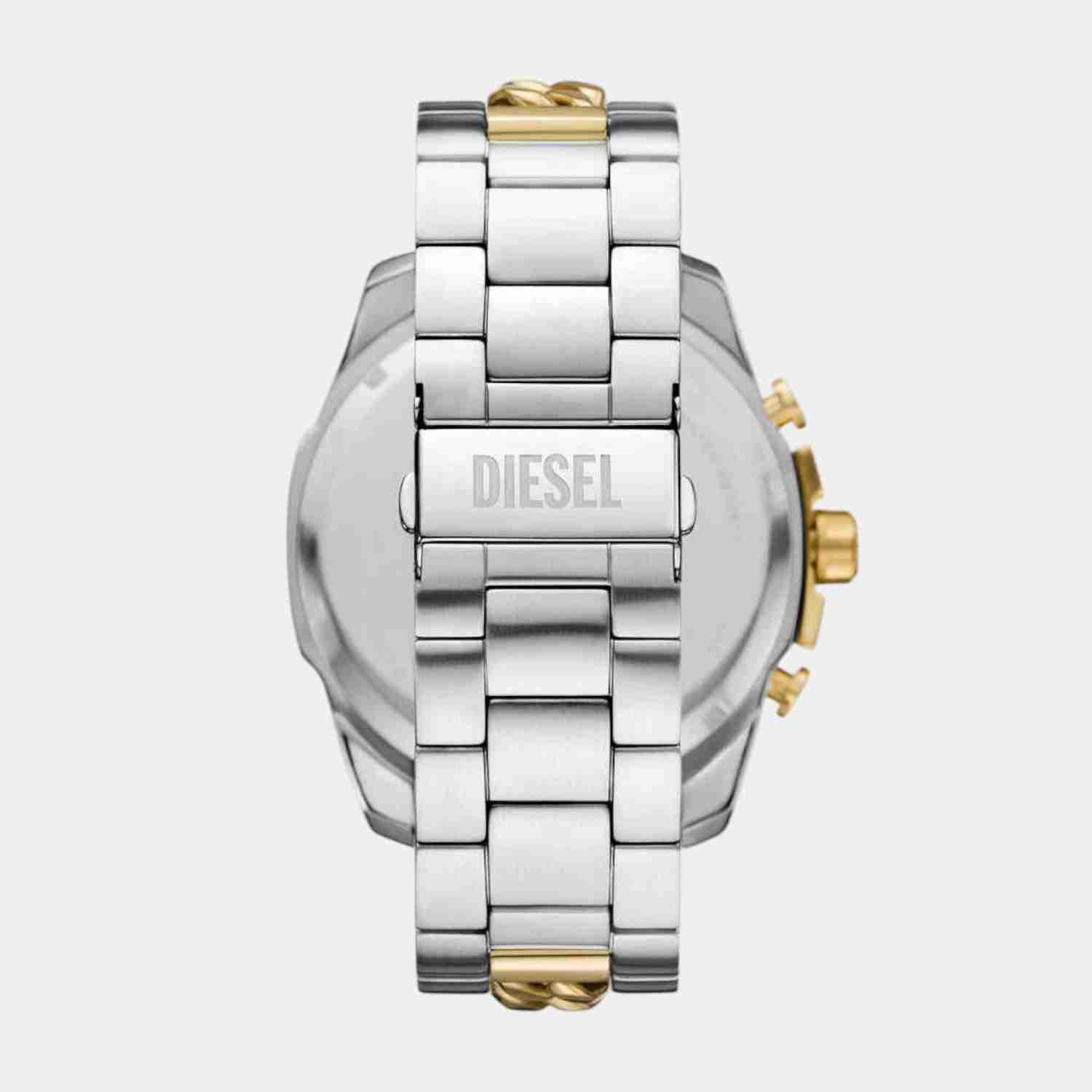 Mega Chief Men Quartz Two Tone Dial Chronograph Stainless Steel Watch DZ4672