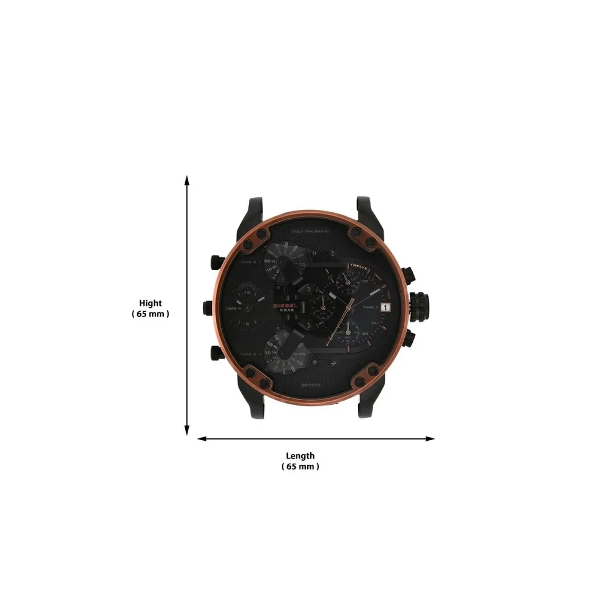 Black Dz7400 Timeframe Watch