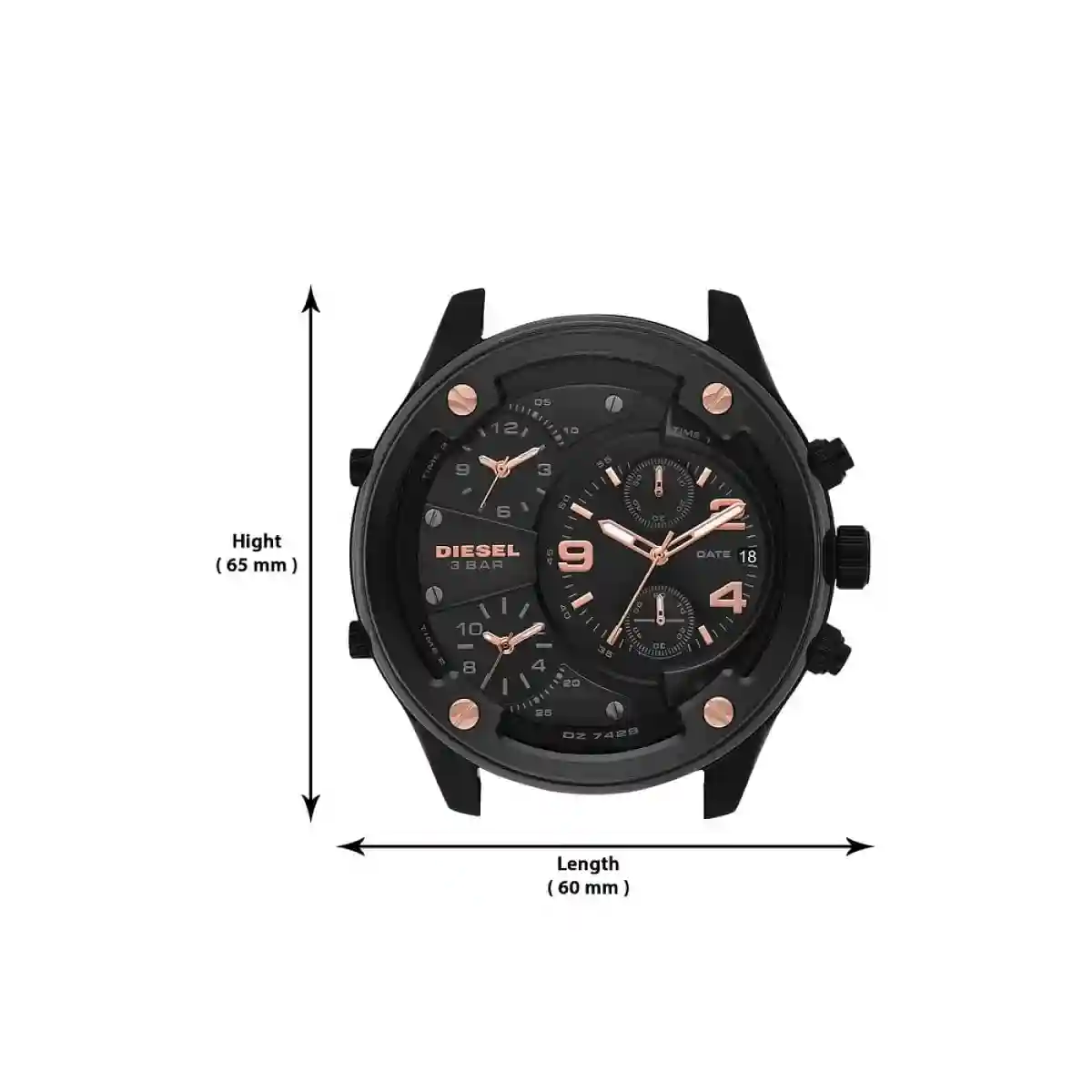 Black Boltdown Men Black Analog Watch