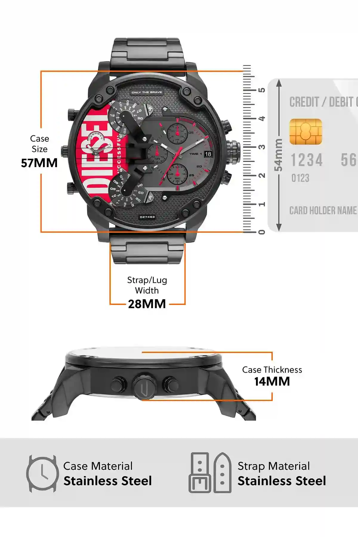 Black Dz7463I Watch