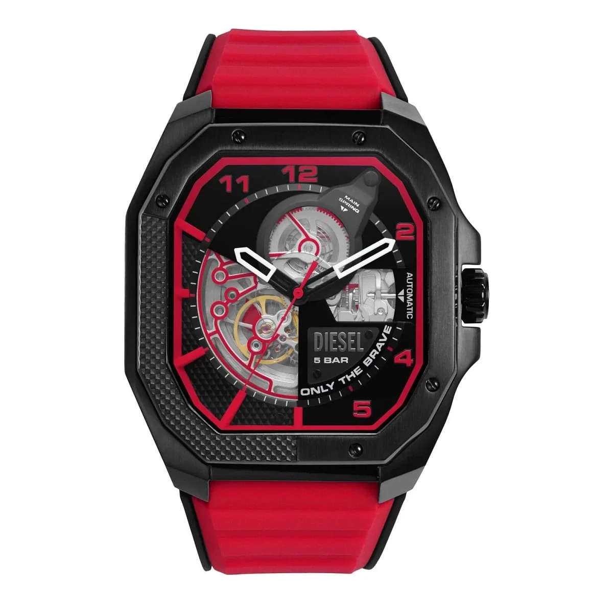 Black Diesel Flayed Two Tone Watch Dz7469