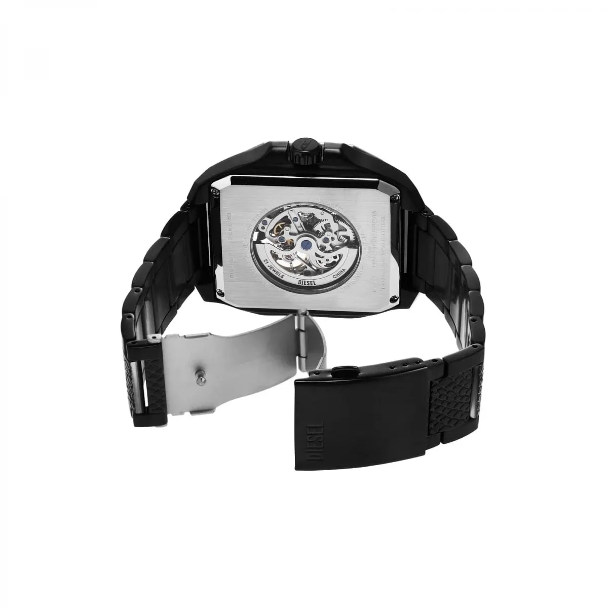 Black Diesel Flayed Black Watch Dz7472