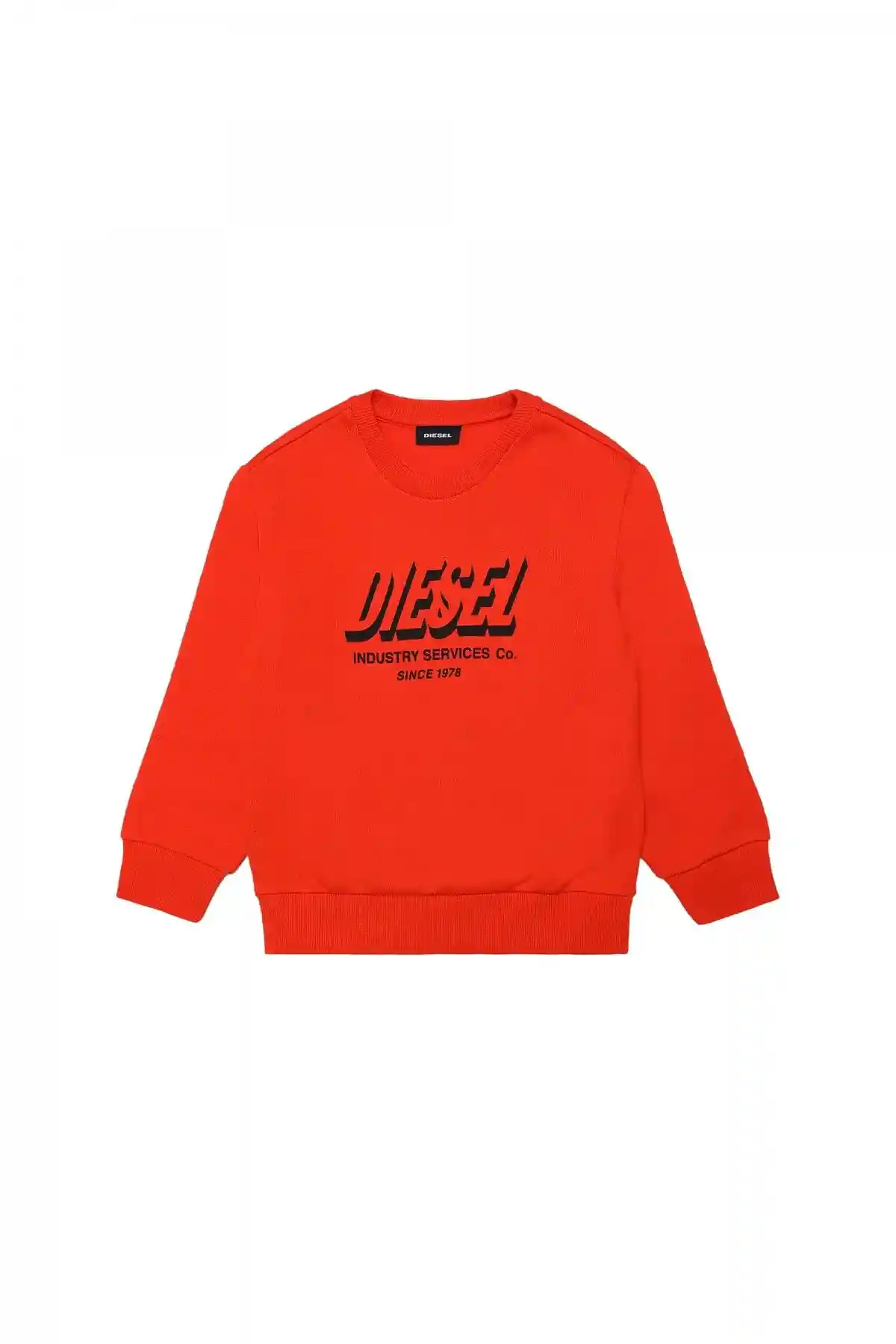 Orange Sweatshirt with printed logo