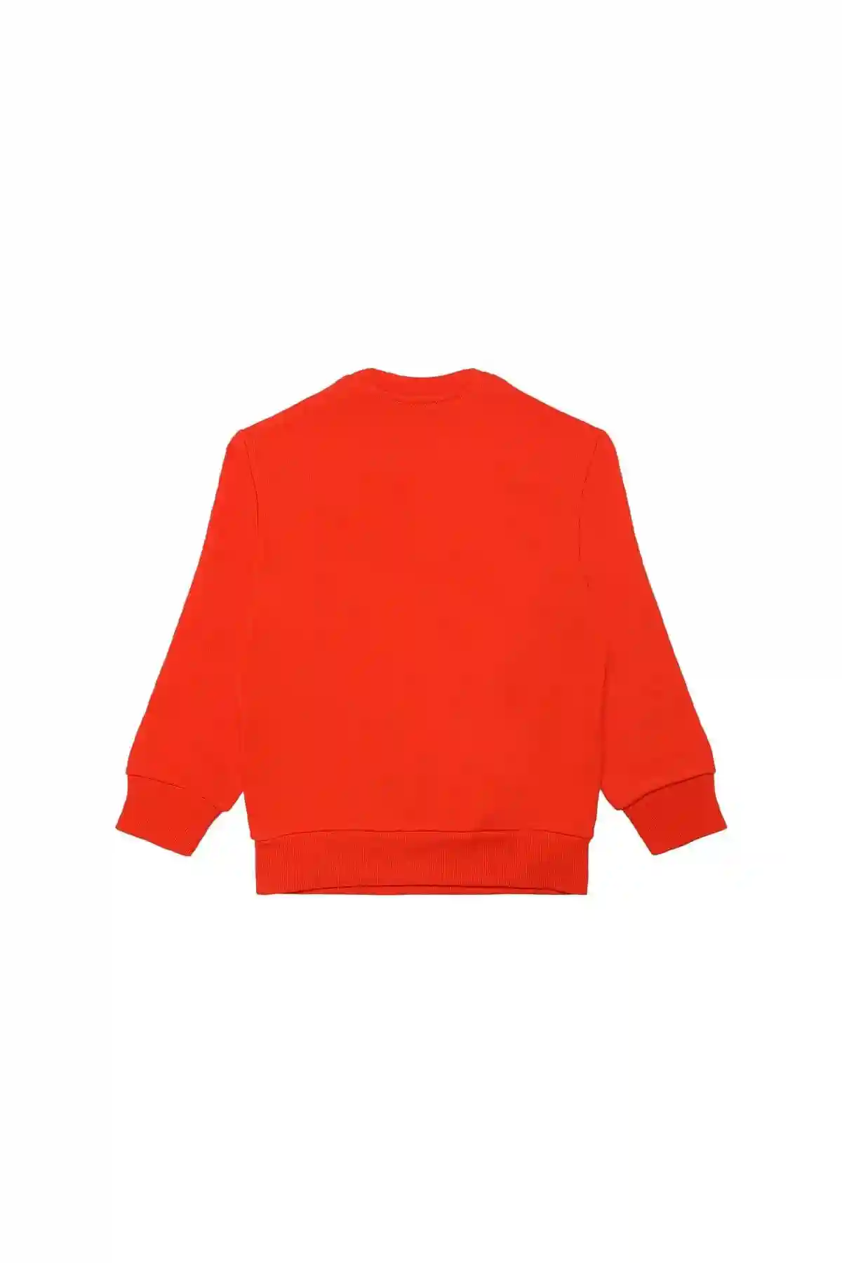 Orange Sweatshirt with printed logo