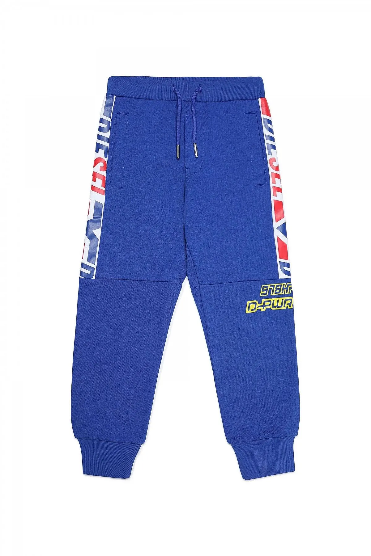 Blue Sweatpants with logo bands