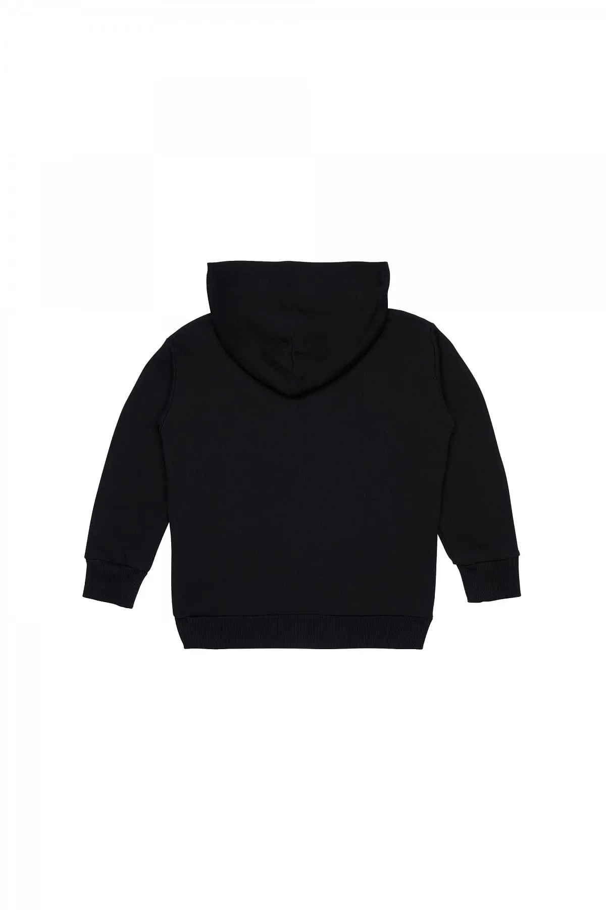 Black Hoodie with logo and coloured spots