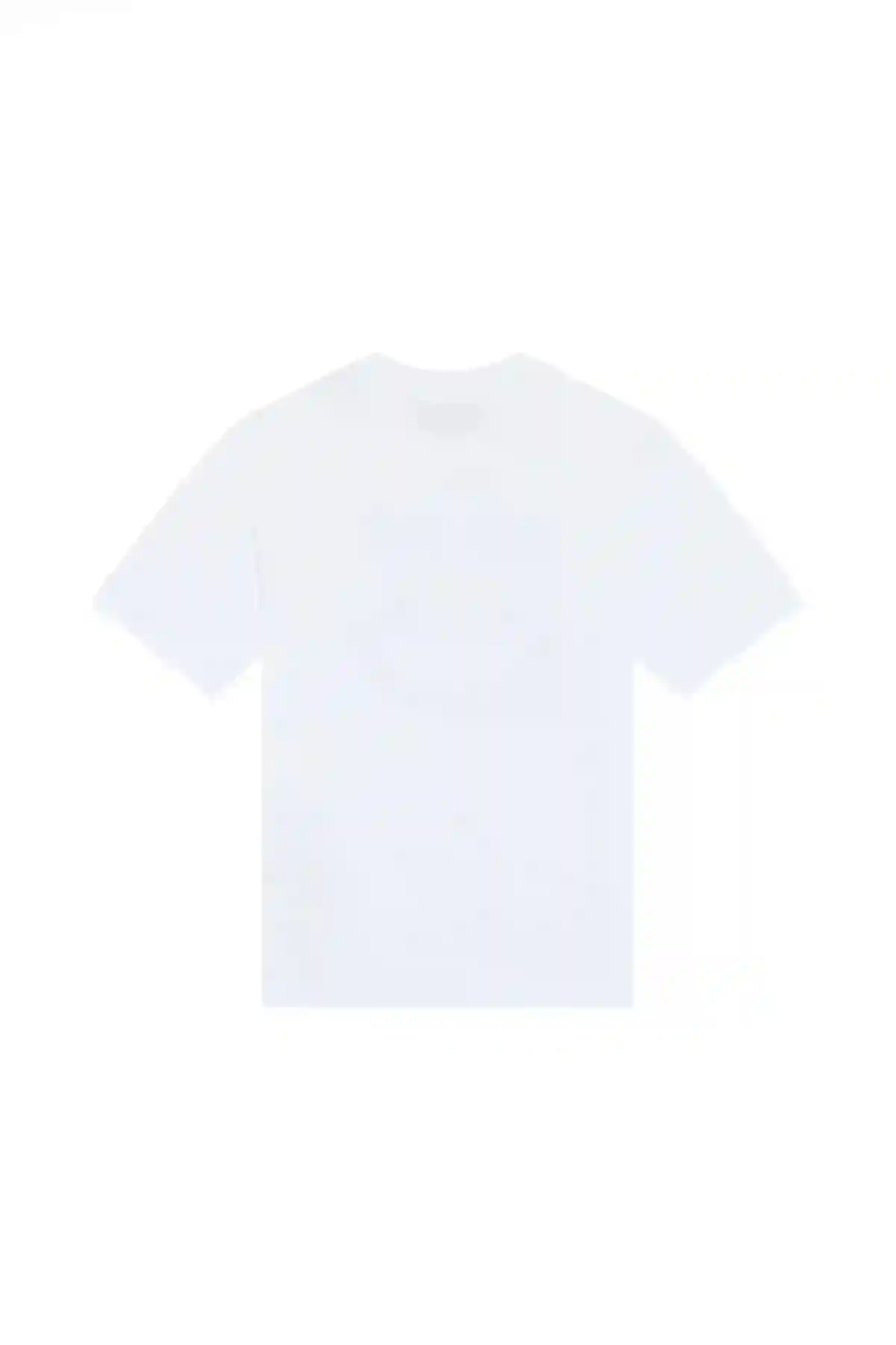 White T-shirt with palm print