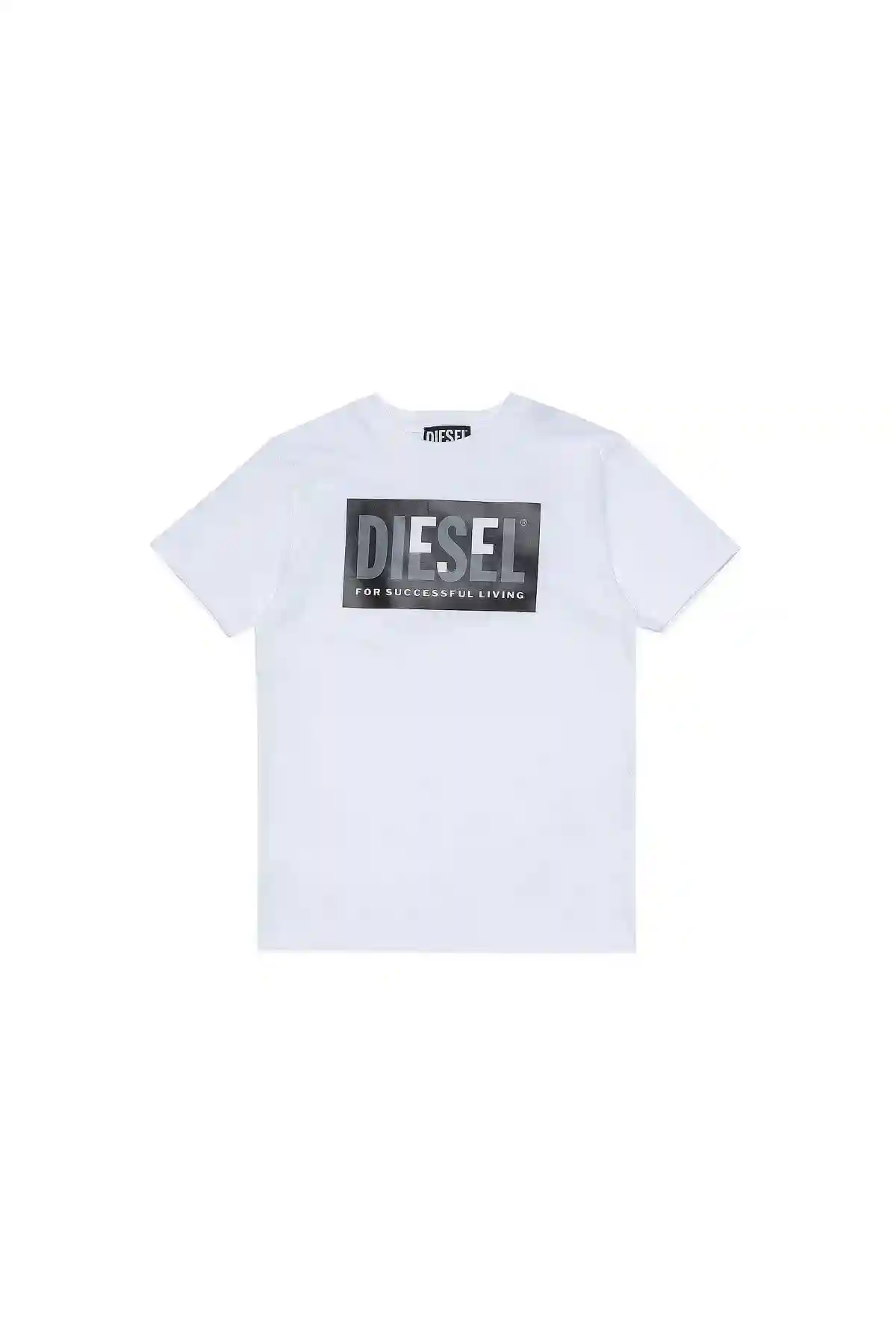 White T-shirt with emoji logo
