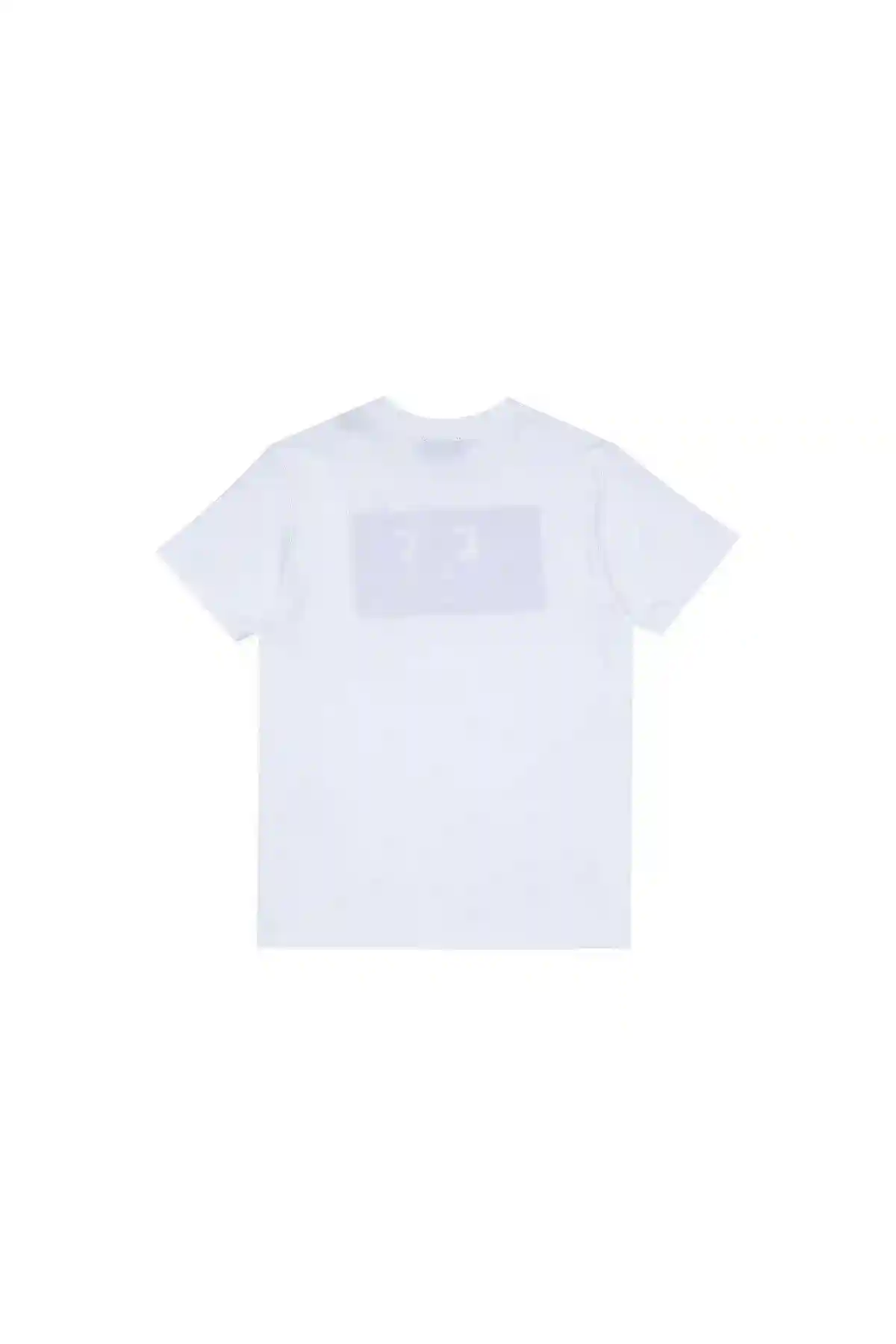 White T-shirt with emoji logo