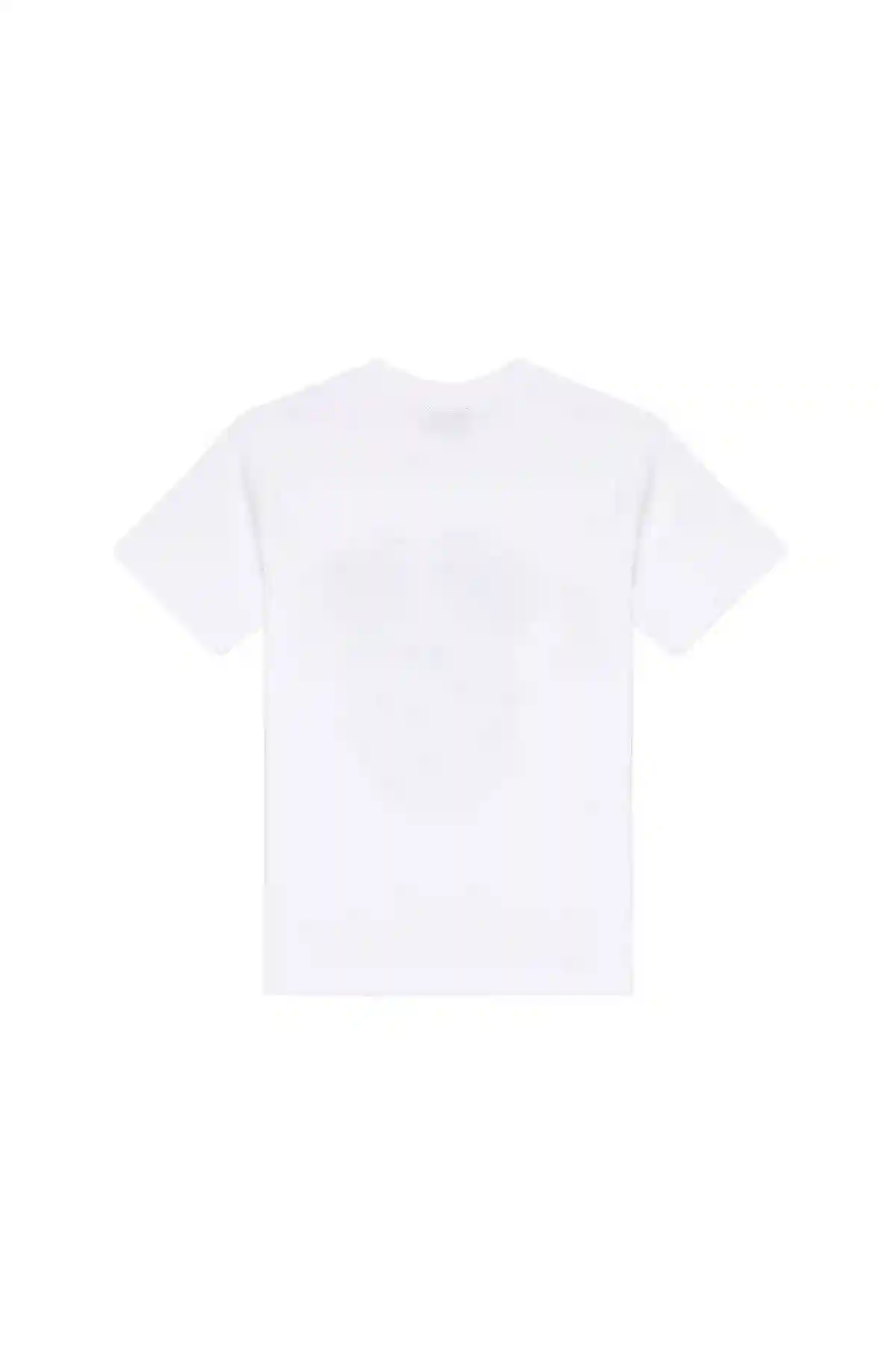 White T-shirt with monkey print