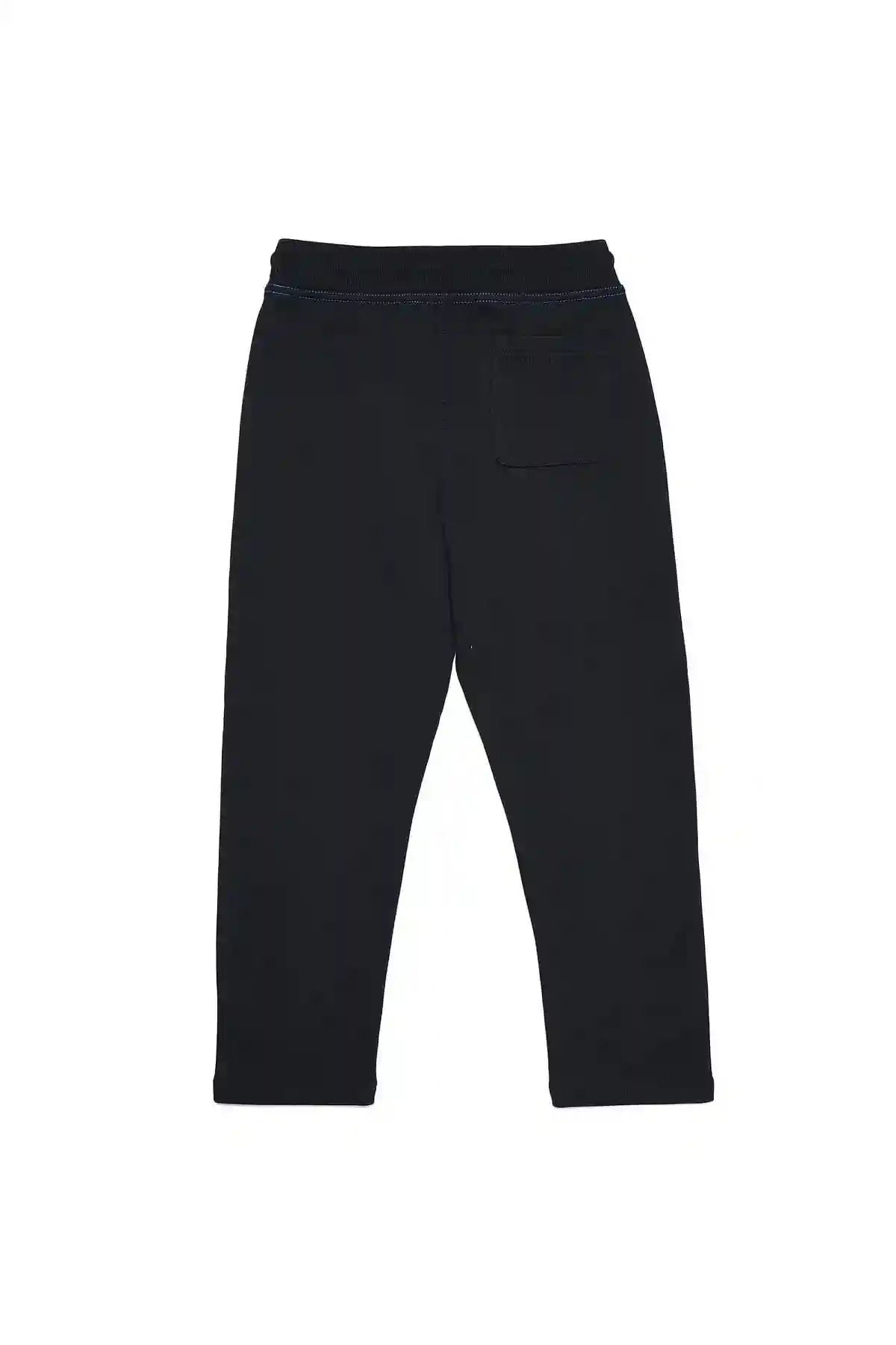 Blue Track pants with contrast front