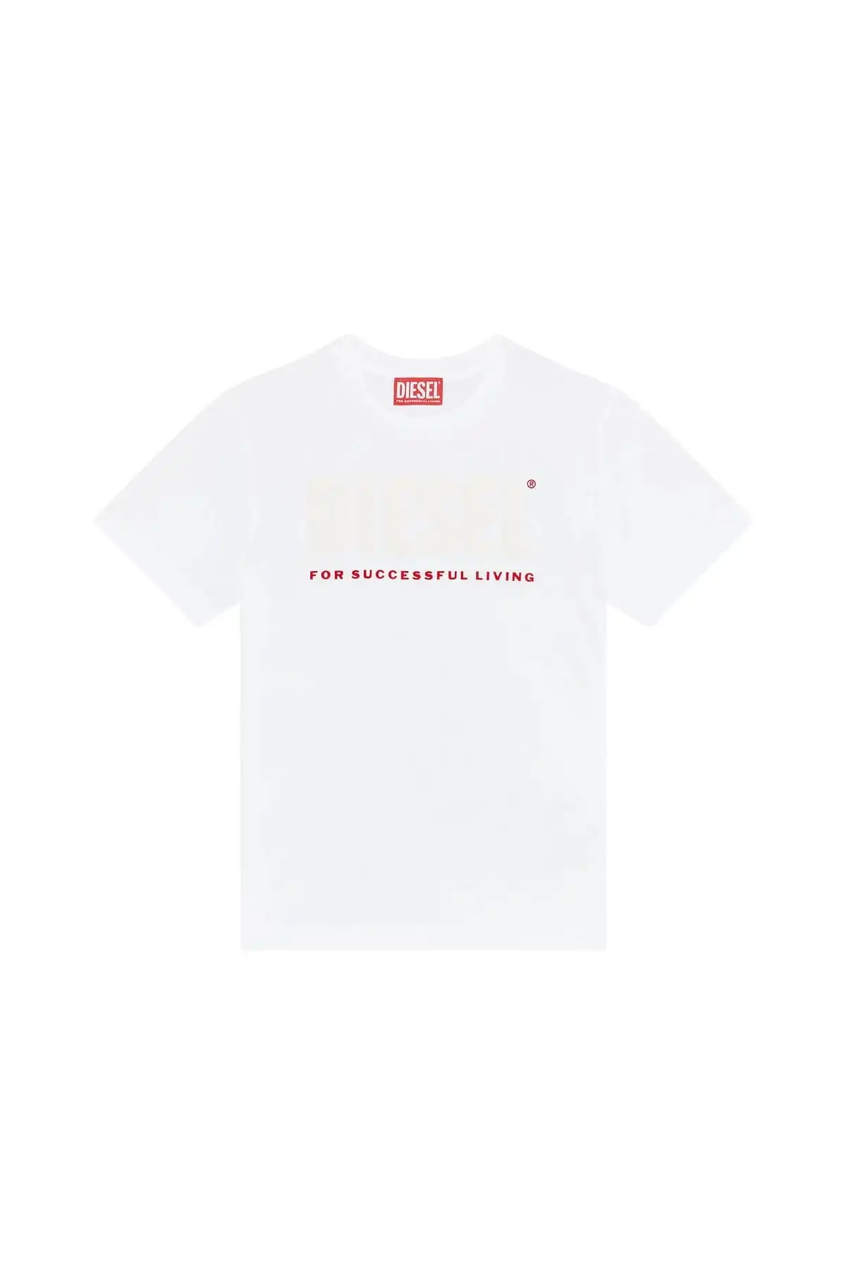 White T-shirt with terry Diesel logo