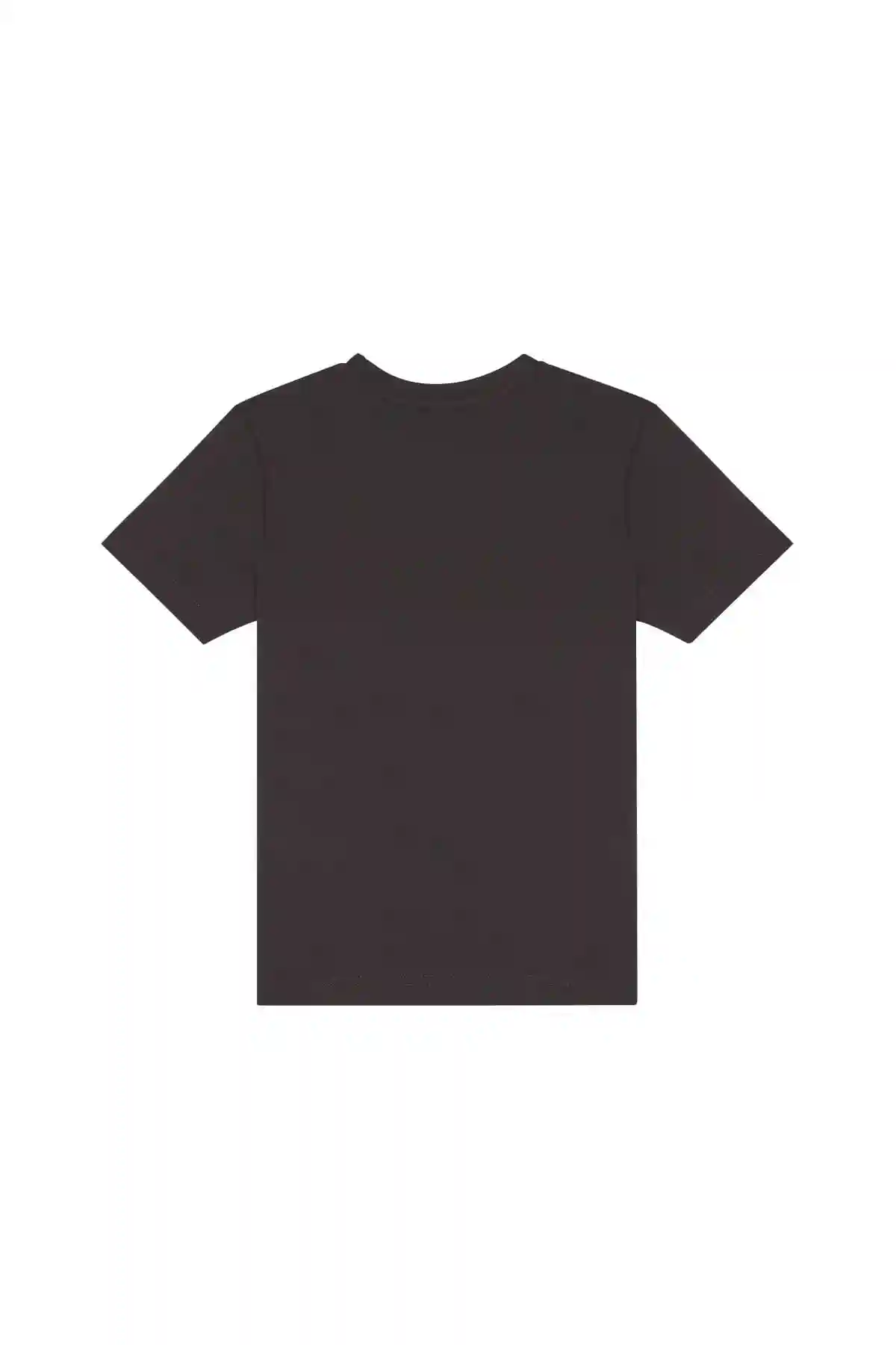 Black T-shirt with snowman print